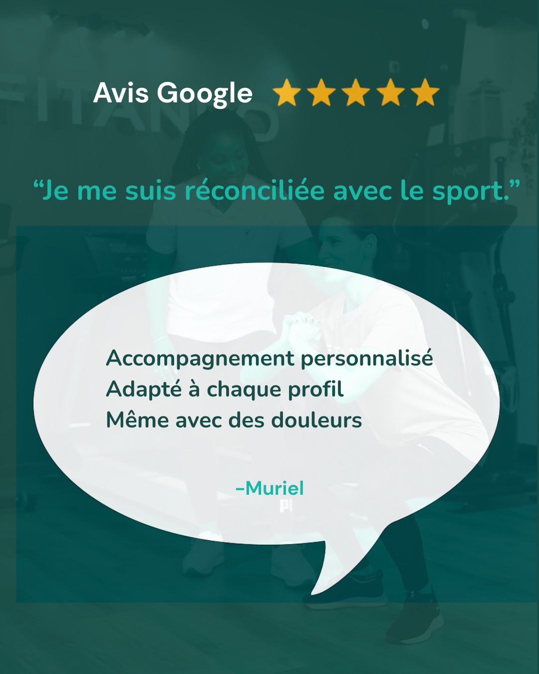“Je me suis réconciliée avec le sport.” ⭐⭐⭐⭐⭐
Pendant des années, Muriel souffrait de maux de dos et ne trouvait pas d’accompagnement adapté.
Comme beaucoup, elle pensait que le sport n’était pas fait pour elle.
Aujourd’hui, tout a changé.
👉 douleurs disparues
👉 confiance retrouvée
👉 plaisir de s’entraîner
Cette évolution n’est pas un hasard.
C’est le résultat d’un accompagnement personnalisé, adapté à chaque profil… même avec des douleurs.
Parce que le bon coaching ne vous pousse pas à bout.
Il vous fait progresser en sécurité, à votre rythme.
Envie d’essayer ?
Réservez votre bilan FITANEO offert de 30 min en solo avec un coach (valeur 49€)
sur le lien en bio ou sur www.fitaneo.com
📍 Studio Fitaneo, 6 rue de la SFIM, 91120 Palaiseau
📞 06 29 93 91 89
#coachingpersonnalise #maldedos #remiseenforme #palaiseau