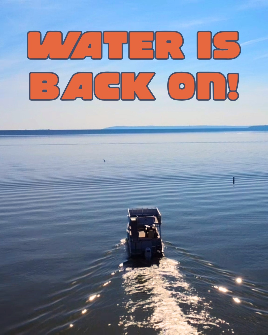 Weâre back in business đ The building is officially de-winterized and water is back on at all docks... which means lake days are right around the corner!