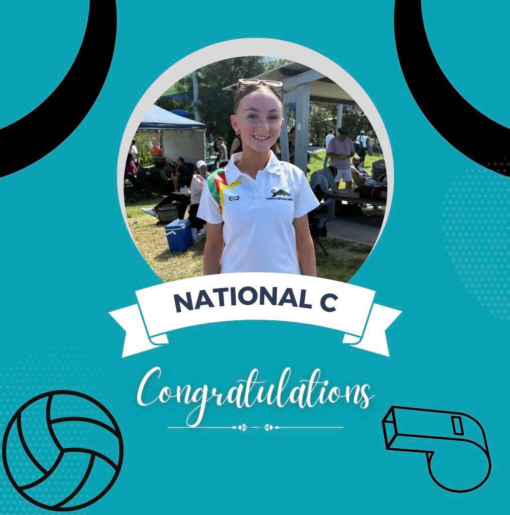 Our amazing Sophie and Savannah umpired at Penrith Representative Carnival on 29th March. A HUGE congratulations to Sophie who was awarded her National C badge at the carnival! Such a huge achievement. We are all so proud of you 🩵🤍