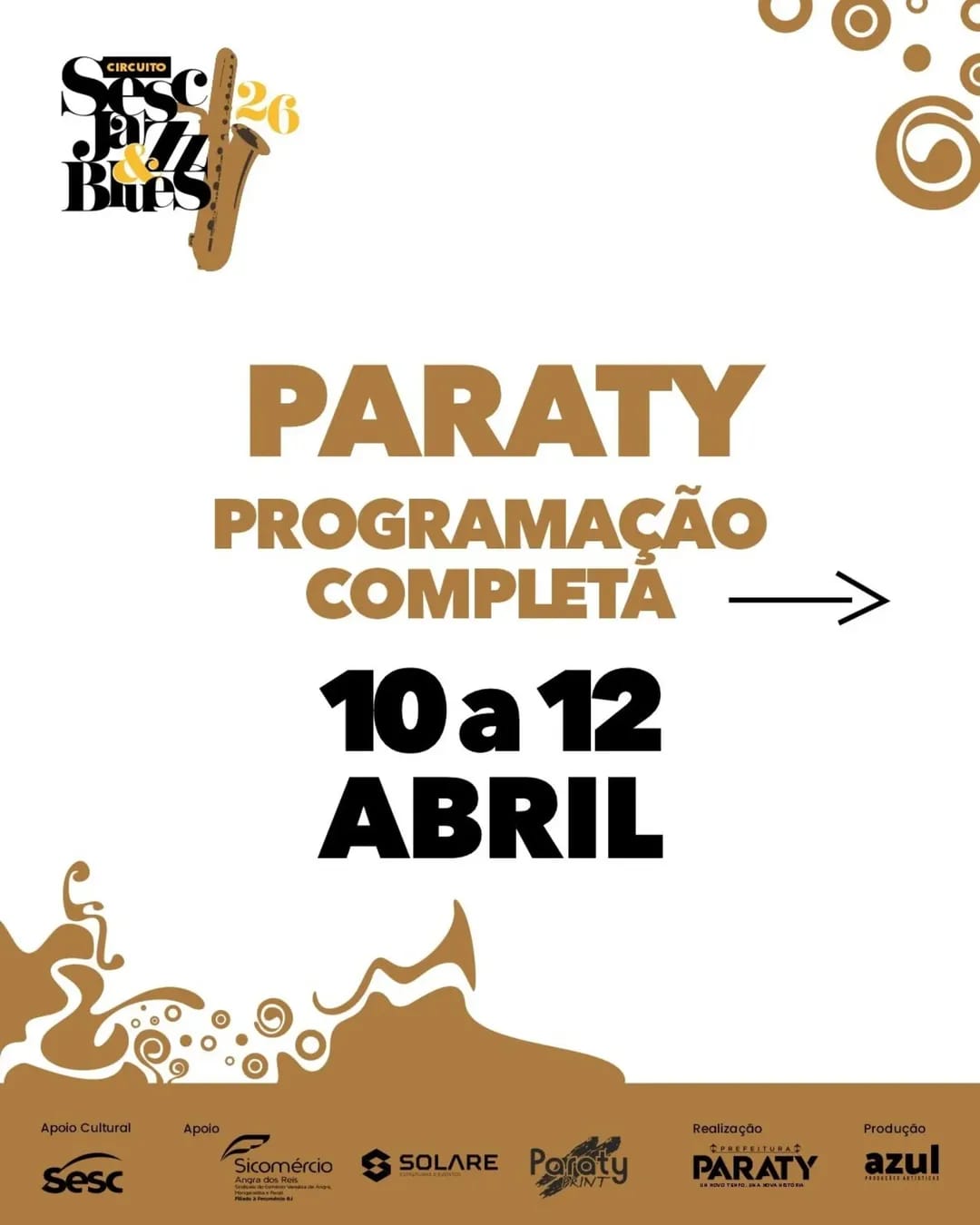 Vai vir para o Festival Jazz & Blues em Paraty? Já garantiu sua hospedagem? 🎷✨
De 10 a 12 de abril, a cidade recebe o Circuito Sesc Jazz & Blues Paraty, um evento que reúne música de qualidade, cultura e o charme único do Centro Histórico.
A Pousada Parque Imperial é uma ótima opção para quem quer:
✔ Estar perto do Centro Histórico
✔ Conforto e tranquilidade
✔ Fácil acesso aos eventos
✔ Excelente custo-benefício
Aproveite o festival e hospede-se com conforto em Paraty.
📍 Próxima à rodoviária
📲 Faça sua reserva direto pelo WhatsApp
#PousadaParqueImperial #Paraty #JazzAndBlues #HospedagemParaty #FestivalParaty #TurismoRJ