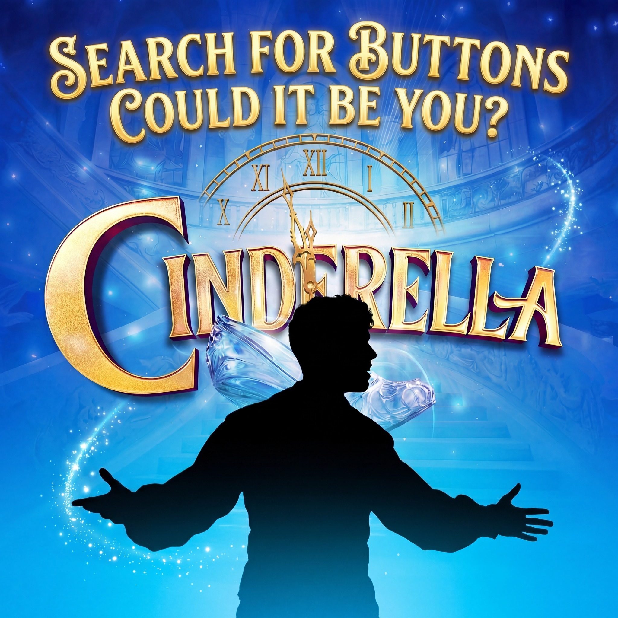 🎭✨ WE’RE CASTING! ✨🎭
Oh yes we are… on the hunt for brand new local talent to join this year’s magical production of Cinderella at the E.M. Forster Theatre, Tonbridge! 💫
We’re currently casting:
🌟 Buttons – charming, comic, big-hearted
🪄 Fairy Godmother – magical, mischievous, and a powerhouse vocalist
If you (or someone you know) can light up the stage this Christmas, we’d LOVE to hear from you!
📣 Please share far and wide!
✨ BUTTONS
Playing age: 18–35
A warm, funny performer with great comic timing, strong acting, and good singing ability. Must move well and connect brilliantly with an audience.
✨ FAIRY GODMOTHER
Playing age: 30–60
A charismatic, magical presence with strong comedy, excellent vocals, and commanding stage presence.
📅 CONTRACT DETAILS
Rehearsals: From 16th November
Performances: 11th Dec 2026 – 3rd Jan 2027
Contract: 31 days (professional)
Fee: To be discussed
🌟 HOW TO APPLY
📩 Email: tom@wickedproductions.co.uk
Selected applicants will be asked to submit a self-tape, followed by an in-person audition (venue TBC).
We welcome performers from all backgrounds.
💫 This could be your moment to shine… apply now and be part of the magic!