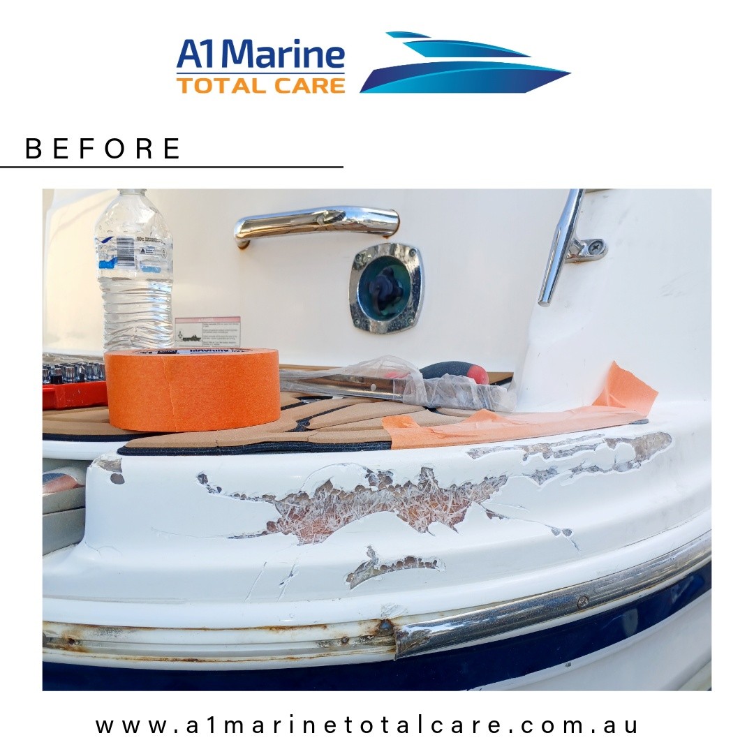 Flawless gelcoat repairs by the A1 Marine team on this vessel.
#perth #boating #freo #Fremantle #rottnestisland #boatingseason #boatrepairs #boatmaintenance #boatdetailing #justanotherdayinwa #boatingaustralia #perthisok #boatinglife #a1marinetotalcare #perthboating #boatmanagement #waisok #perthisok #westernaustralia #boatrepairer #boatdetailer #boattransformation #boatmaintenanceperth #marinemaintenance #boatcleaning