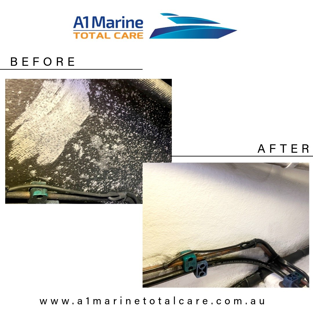 Big cleanup on this vessel to remove the exhaust leak staining in the engine room by the A1 Marine team.
#perth #boating #freo #Fremantle #rottnestisland #boatingseason #boatrepairs #boatmaintenance #boatdetailing #justanotherdayinwa #boatingaustralia #perthisok #boatinglife #a1marinetotalcare #perthboating #boatmanagement #waisok #perthisok #westernaustralia #boatrepairer #boatdetailer #boattransformation #boatmaintenanceperth #marinemaintenance #boatcleaning