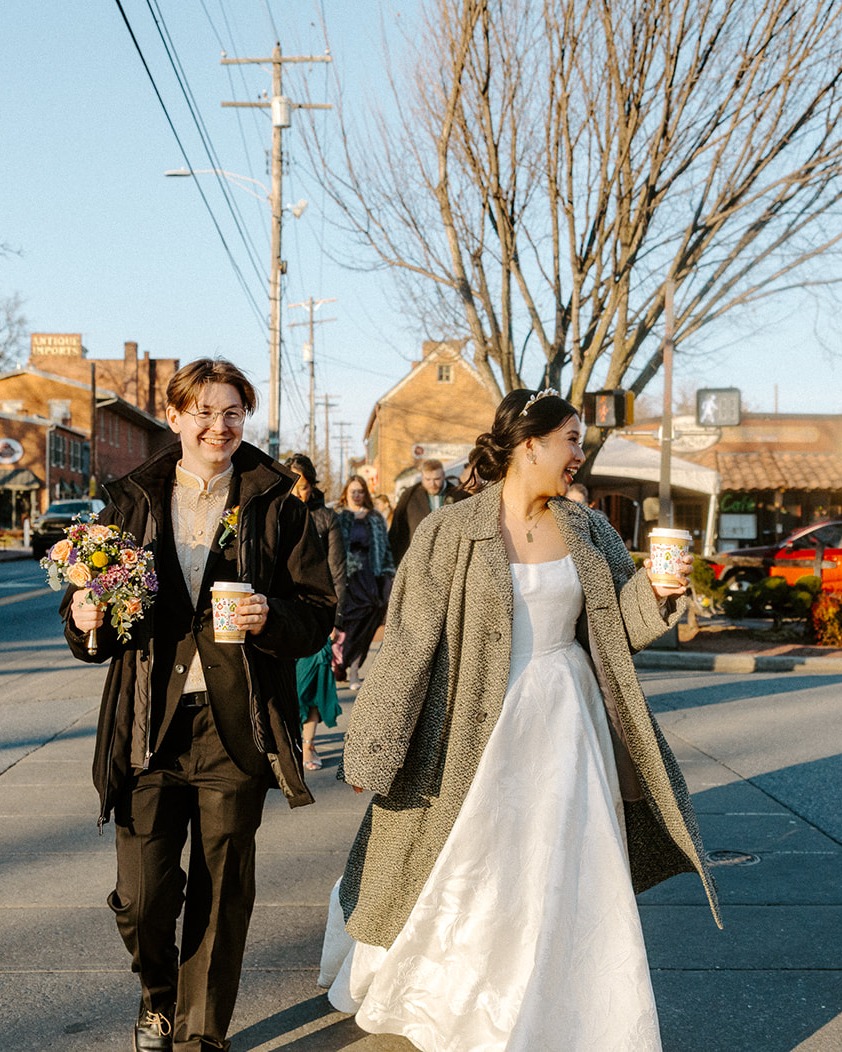 ☕We want you to feel like YOU on your wedding day. This is exactly why we're firm believers that your coordinator and photographer need to be totally synched —when we’re on the same page, the day actually feels like yours.
K&M walked out of St. John’s with one very specific, very relatable mission: caffeine. They wanted to hit @frederickcoffeeco before their reception at Union Mills, and honestly, we were so here for it. 💜
We intentionally built their timeline with a “breathing room” mentality. By keeping the family photo list simple at the church and carving out a solid two-hour gap before cocktail hour, we took the "rush" out of the day. Instead of sweating the clock, they got to wander through downtown Frederick with their favorite lattes in hand.
A gap in the schedule only feels awkward if you leave your guests hanging. K&M totally nailed the guest experience by giving everyone a curated list of things to do and see downtown. It completely killed that “what do we do now?” anxiety and turned the afternoon into a mini-adventure for their friends and family.
That’s the magic of a logistics-first plan. It’s not about being rigid or cold; it’s about doing the boring work behind the scenes so you can actually get your coffee fix and enjoy the day you spent months planning.
Venue & Catering | @unionmillspublichouse
Church | @sjsjcatholic_frederick
Coordination and Planning Assistance | @sleepingbeedesigns
Floral Design | @blossomandbasketboutique
Photographer | @olivemintphoto
Videographer | @afineartweddingfilm
DJ | @thedapperdjs
Beauty | @idoglamcrew
Transportation | @onthetownlimo
Cake & Desserts | @sagecakery
Linens & Tableware Rentals | @selecteventgroup
Bridal Salon | @elegantforeverbridal
Invitations | @truly.engaging
Rehearsal Dinner | @Attaboybarrelhouse
Wedding Coordinator | Frederick Wedding | Wedding Timeline | Frederick Wedding Coordinator | Wedding Planner | Frederick Wedding Planner