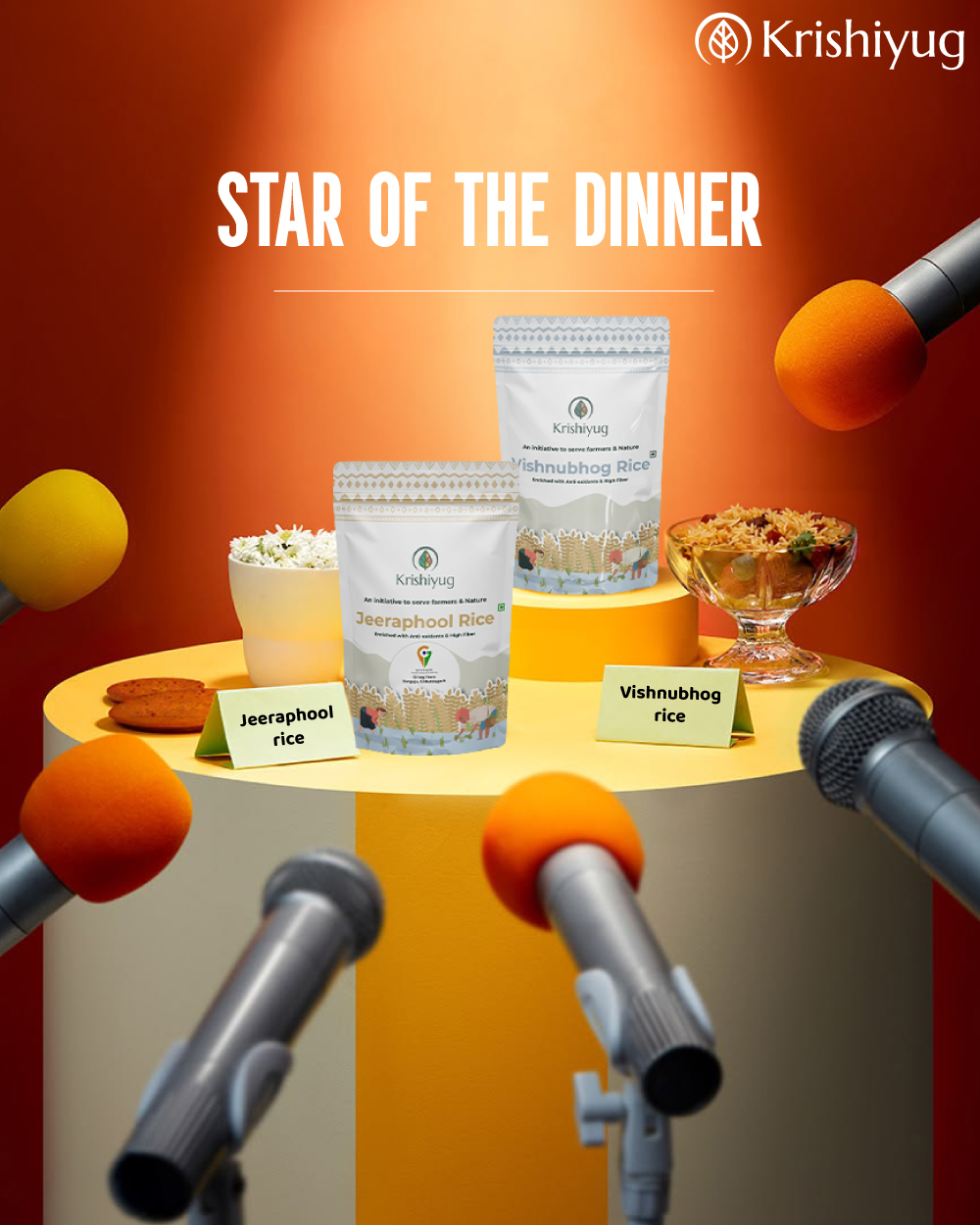And the award for every perfect meal goes to… 🍚🏆
Krishiyug Premium Rice — the true Star of the Dinner ✨
From the delicate aroma of Jeeraphool to the rich taste of Vishnubhog, every grain is crafted to make your meals unforgettable.
Because great dinners don’t just happen… they’re chosen right 💚
#Krishiyug #StarOfTheDinner #PremiumRice #JeeraphoolRice #VishnubhogRice #AromaticRice #HealthyEating #WholesomeMeals #CleanEatingIndia #FoodThatMatters #DinnerGoals 🍚🌾