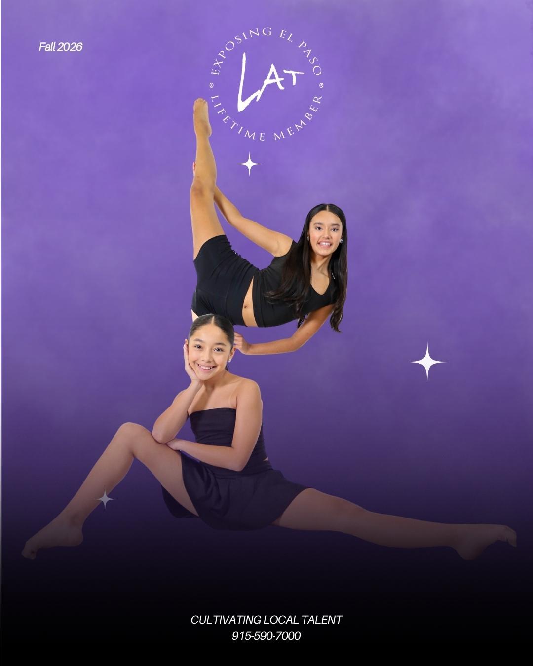Flexibility isn’t talent.
It’s trained.
And at LAT — we train with purpose. 💜
#LATStudio #DanceTraining #ElPasoDance #FlexibilityGoals #DanceJourney #NextGenTalent
