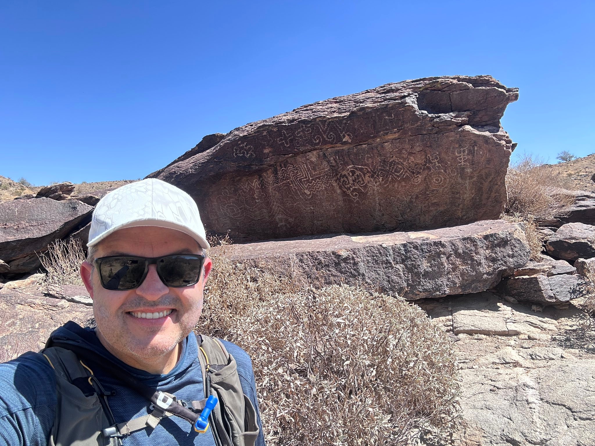 Started a bit late today after enjoying Crawlers and Coffee Desert Rat Off-Road Centers in Tempe. Western South Mountain is both hot and not an attractive place to hike. Got it done on a toasty day.