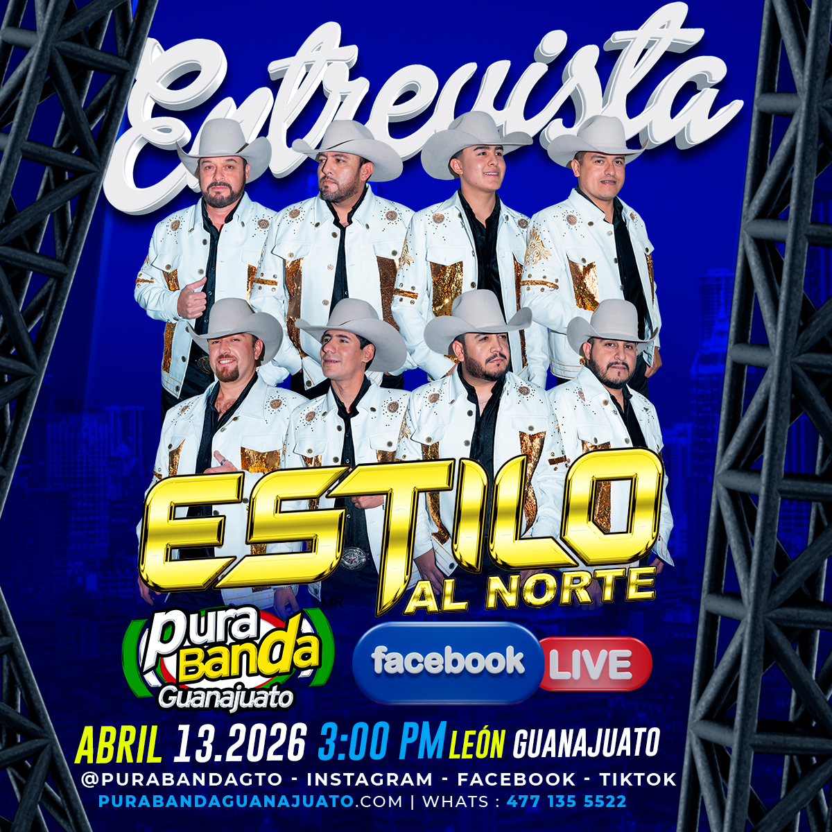 ¡Muchach@s! mañana lunes 13 de abril, tenemos cita pues vamos a platicar con Estilo Al Norte, pero en una charla paseadora, Transmitiremos desde las 3 en el puente del amor, por que los llevaremos al arco de la calzada para echarnos una nieve de garrafa y si nos apuran, una chela en la MADERO... no se lo pierdan raza!!!