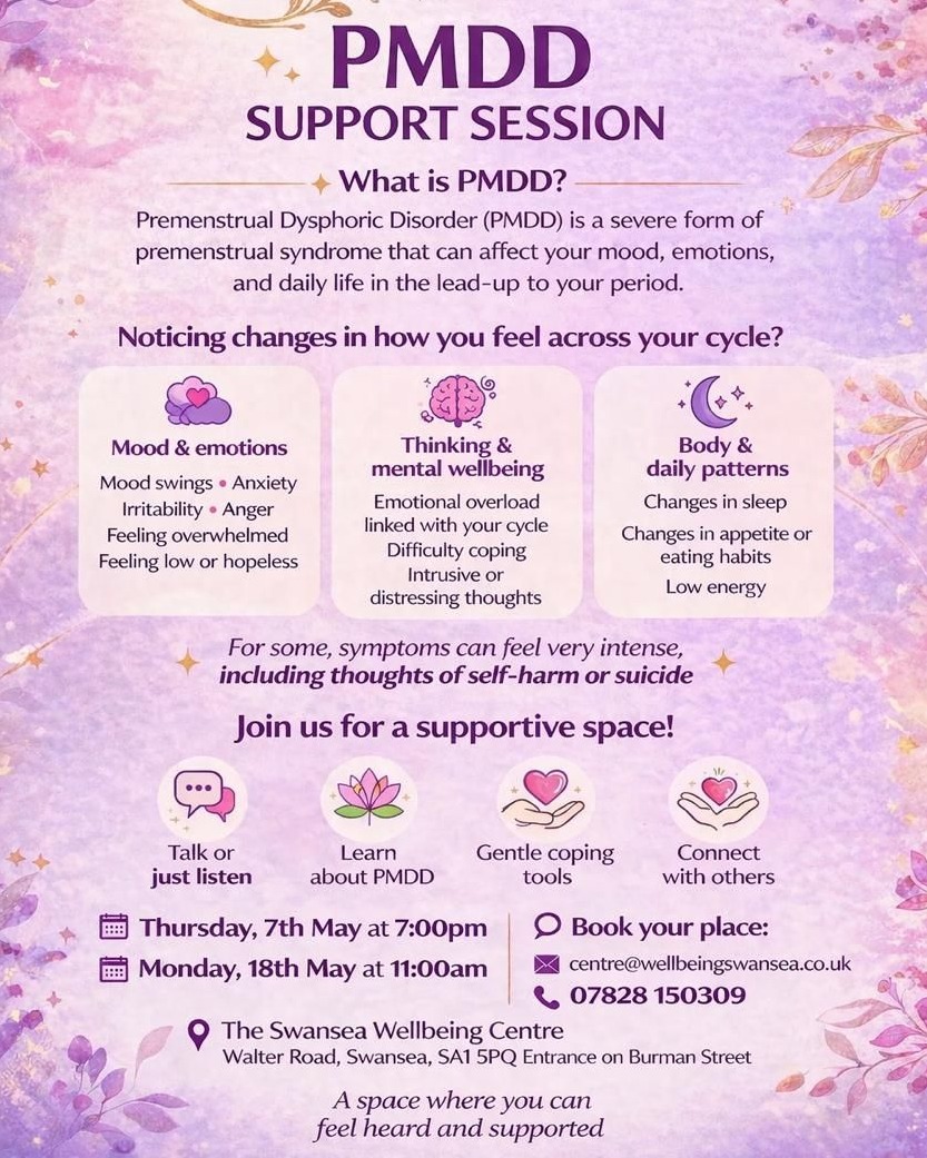 ❤️ New Class ❤️
Coming in may our new PMDD support session
Email Centre to book your slot !
#pmdd #premenstrualdysphoricdisorder #prementrualsupport