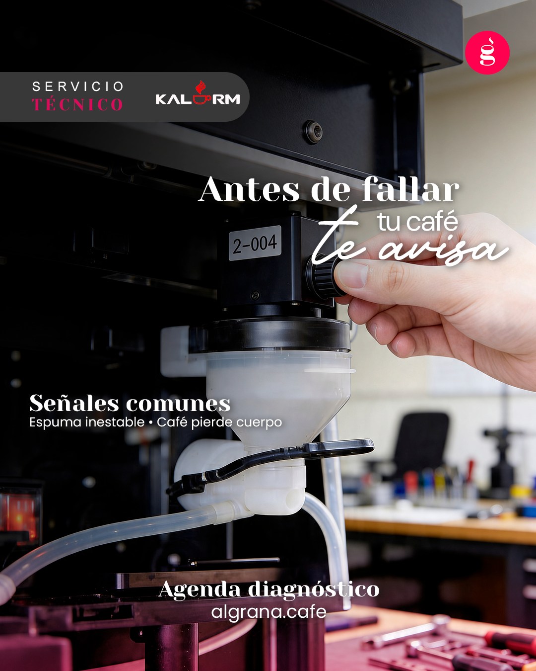 Si el café cambia, algo está pasando. ☕⚙️
Detecta señales a tiempo.
Agenda diagnóstico.