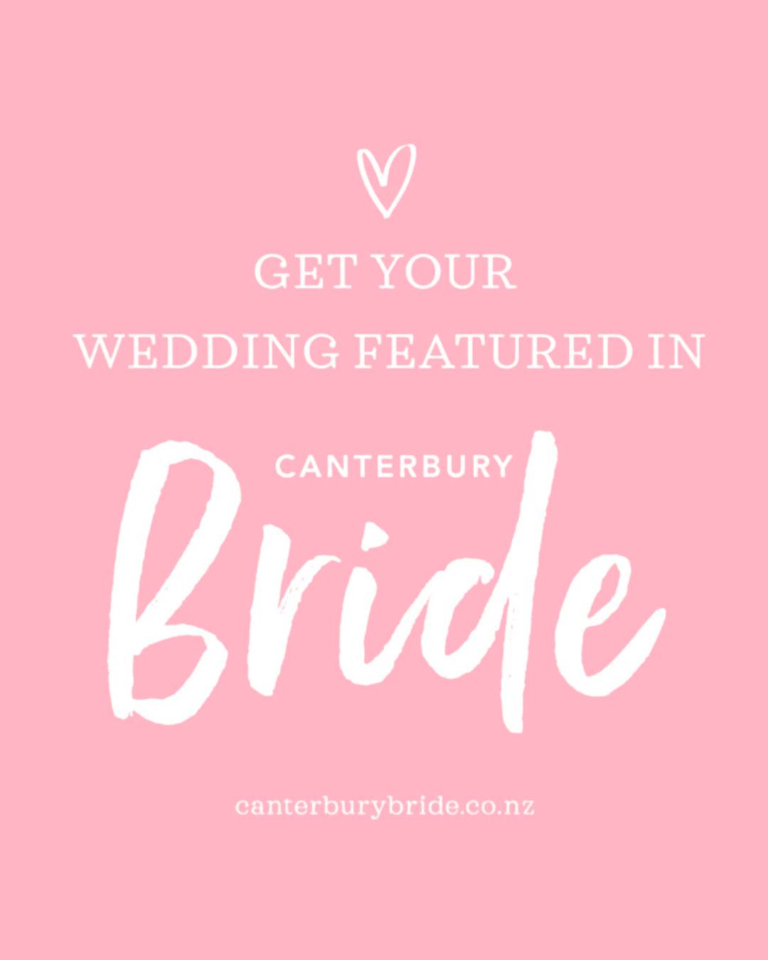 Did you get married between January 2025 and April 2026? Your wedding could be part of the next issue of Canterbury Bride.
Being featured isn’t just about sharing your day - it’s about creating a beautiful keepsake of your memories, your story and all the special moments that made your wedding uniquely yours 💫
From intimate celebrations to grand occasions, @canterburybridenz are looking for real weddings to inspire future couples.
⏰ Submissions close 24 April - don’t miss your chance to be featured.
👉 Submit your wedding here: www.canterburybride.co.nz/real-weddings
Tag a bride who needs to see this 🤍