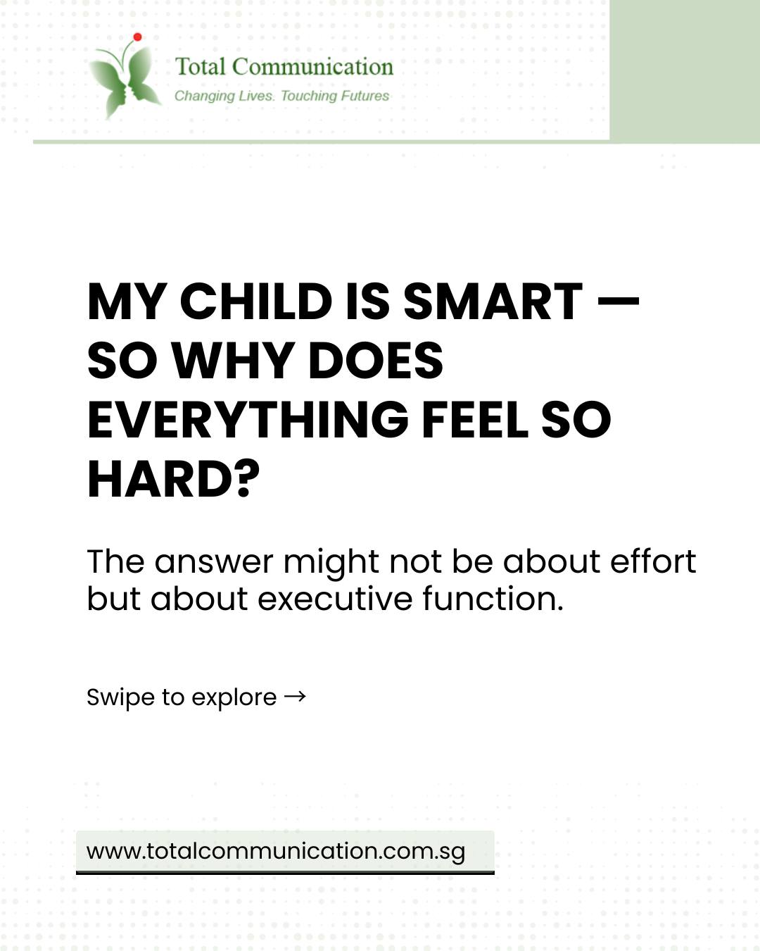 Want to boost your child’s focus, planning, and thinking skills? 🎯
Swipe to explore how play builds essential learning skills.
To learn more, connect with us.
Call/WhatsApp: +65 9115 8895
#executivefunction #playbasedlearning #childdevelopment #learningthroughplay #parentingtips #earlylearning #focusskills #tct