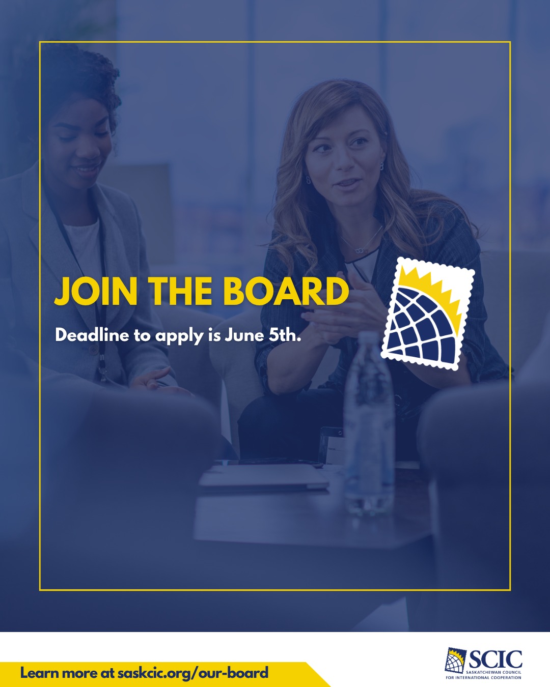 🤝Join SCIC’s Board of Directors!
Ready to help shape a more just, sustainable, and globally connected Saskatchewan?
We’re now accepting applications for our Board of Directors for 2026-2027 and we’re looking for passionate individuals ready to make an impact!
If you're ready to advocate for global understanding, cooperation, and peace through public education and engagement, we want YOU!
We’re especially looking for folks with experience in:
🔹Board Governance
🔹Business Development
🔹Finance
🔹Human Resources
We strongly encourage applications from individuals with lived experience in the Global South or international development.
🗓️ Deadline: June 5 at 11:59 PM
📩 Questions? Email director@saskcic.org
📅 AGM: June 18 at 6:00 PM - register now via link in bio!
If you care about global cooperation, peace, and justice – this is your moment.
🔗LINK IN BIO
#GlobalCitizenship #BoardOpportunity #SaskCIC