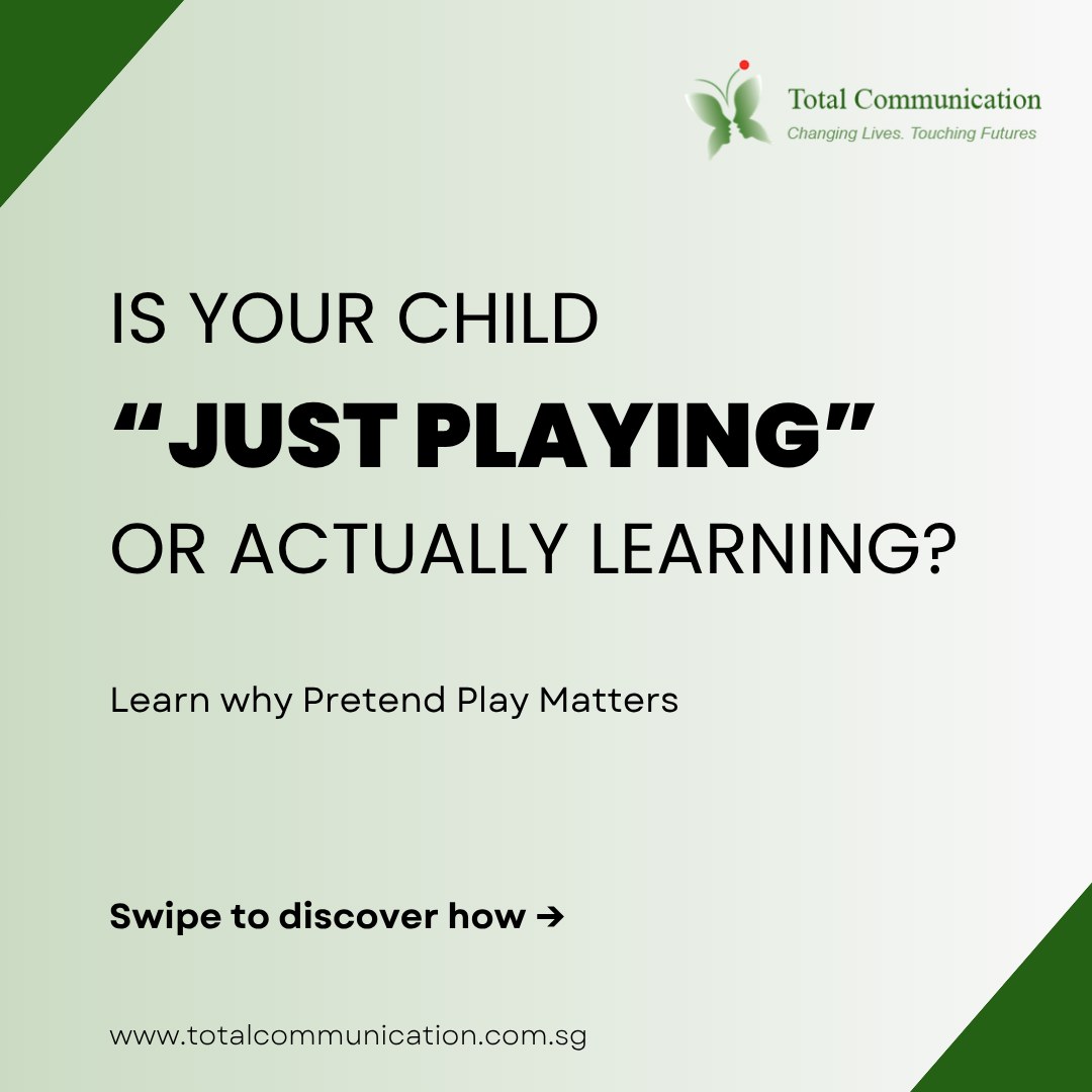 Is your child playing… but still struggling to express themselves clearly?
Swipe to discover how pretend play builds language and communication skills →
Connect with us today:
Call/WhatsApp: +65 9115 8895
#pretendplay #languagedevelopment #speechtherapy #communicationskills #childdevelopment #playbasedlearning #earlyintervention #parentingsingapore