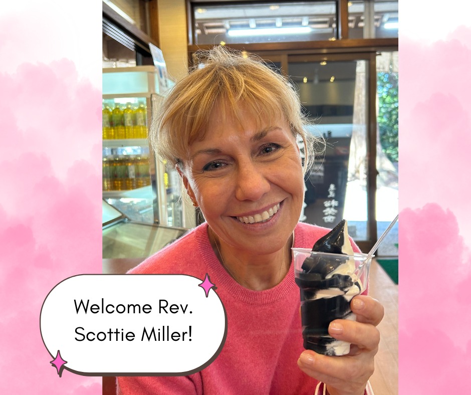 ✨Welcome Rev. Scottie!!✨
We’re pleased to welcome The Rev. Scottie Miller, who will be serving as our sabbatical priest starting this Sunday. Scottie will be in the office on Mondays will be doing visits on Fridays. She is always up for a walk or to grab some ice cream and chat! Learn more about Scottie in our weekly newsletter!