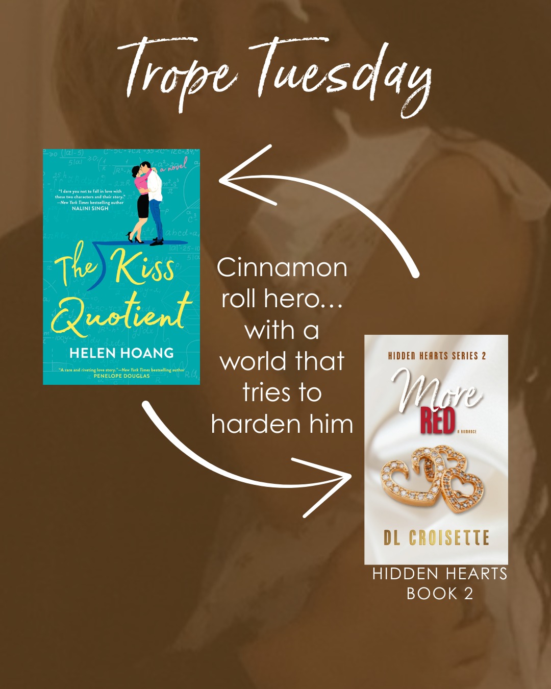Trope Tuesday 💕 Cinnamon roll hero… with a world that tries to harden him.
If you devoured The Kiss Quotient by Helen Hoang for its consent-forward tenderness and “soft hero, strong devotion” energy, you’ll adore More Red (Hidden Hearts Book 2).
He’s still the man who chooses gentleness. Every time.
Even when the pressure rises. Even when the past comes for him.
Especially when she needs him most.
👉 Tell me: do you love a soft hero who gets feral only for her? 👀
#dlcroisette #hiddenheartsseries #cinnamonrolls