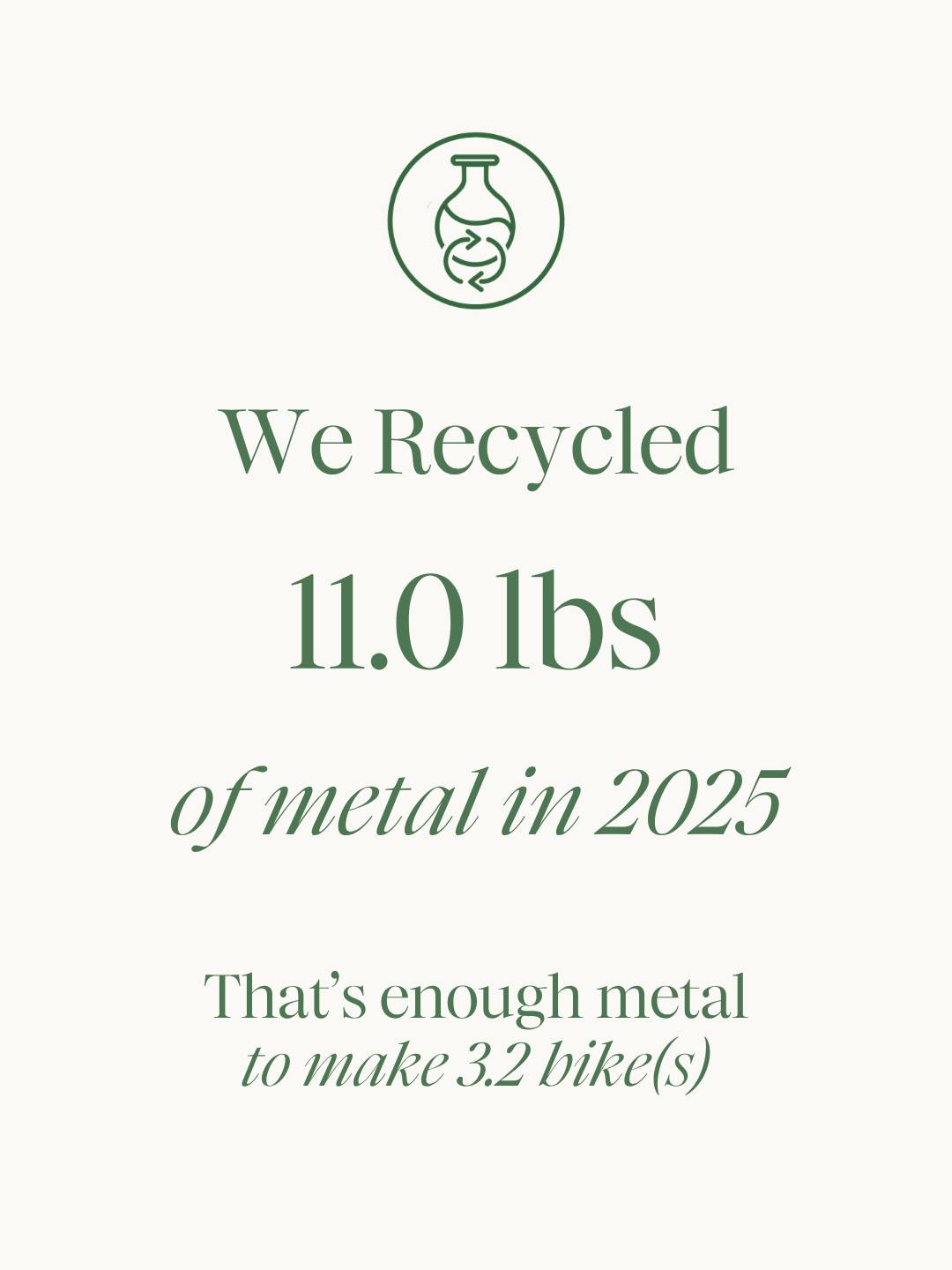 Small actions add up to something meaningful. đż
This past year, we recycled 11 pounds of metalâhelping reduce waste and give materials a second life. It may seem like a small number, but itâs a step toward a more sustainable future for our industry and our community.
This Earth Month, weâre proud to continue making mindful choicesâbehind the chair and beyond. đ
#EarthMonth #SustainabilityMatters #EcoFriendlySalon #GreenBeauty #SalonDaVinci #ReduceReuseRecycle #SustainableLiving #EcoConsciousBeauty #SmallStepsBigImpact #GreenSalon