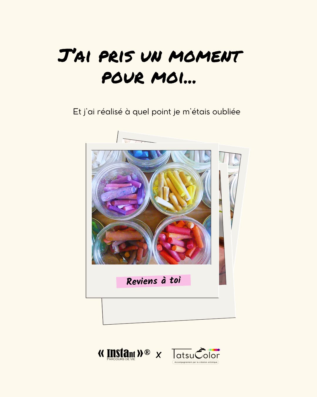 Atelier INSTant x Tatsucolor _2h30
Fondation Vasarely, Aix-en-Provence
Tous les 2èmes et 4èmes samedis du mois
Deux créneaux : 10h30-13het 14h30-17h
115 euros (incluant la visite de la fondation)
Places limitées