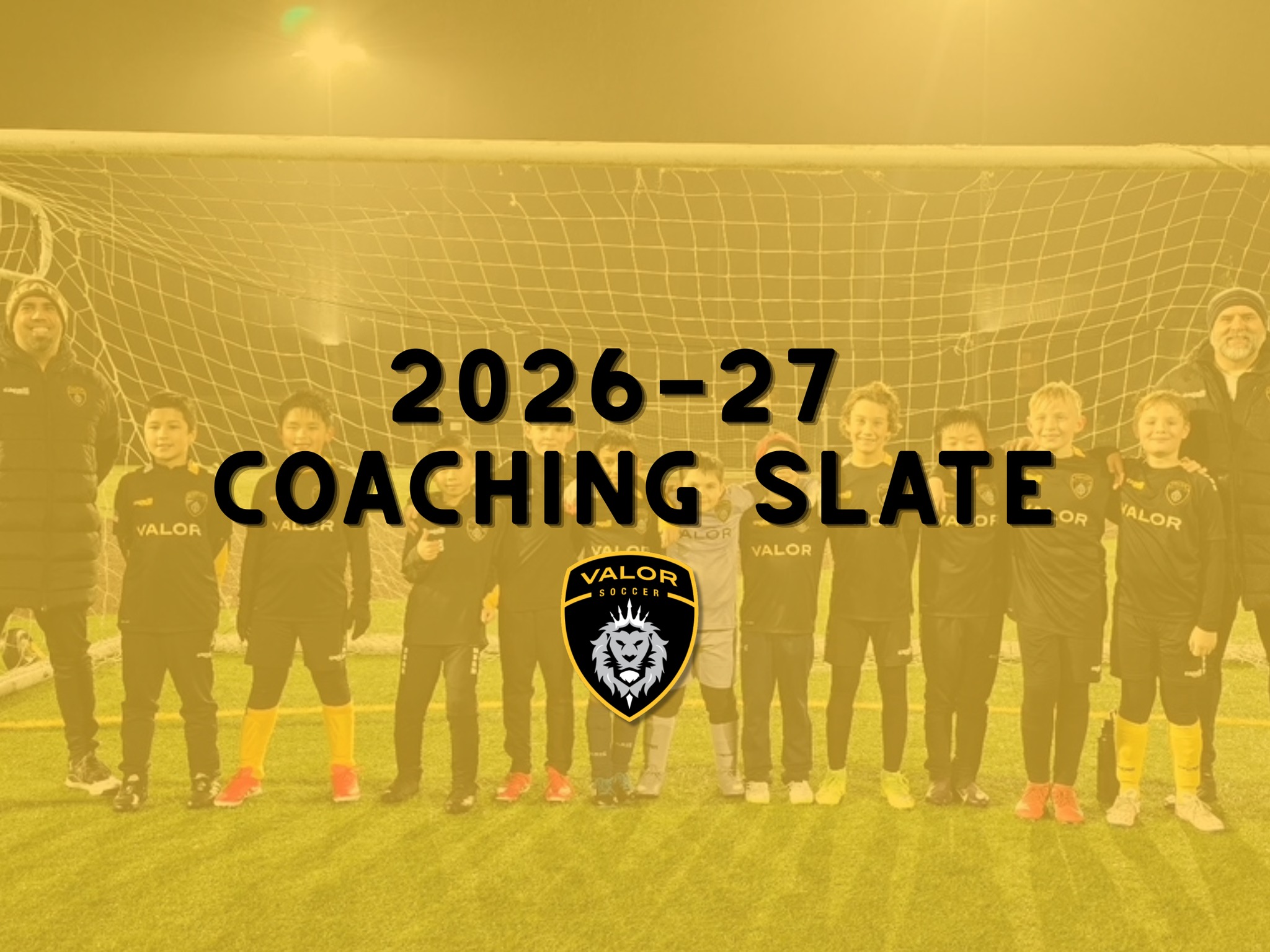 We're excited to officially announce our 9v9 Coaching Slate, alongside our previously announced 7v7 and High School Boys slates, providing a complete look at the announced coaches leading our players for the upcoming playing cycle. #CoachingSlate #9v9 #SpringTryouts #WeAreValor
Be sure to register for tryouts and secure your spot for the next season. To register, click the link in our bio.