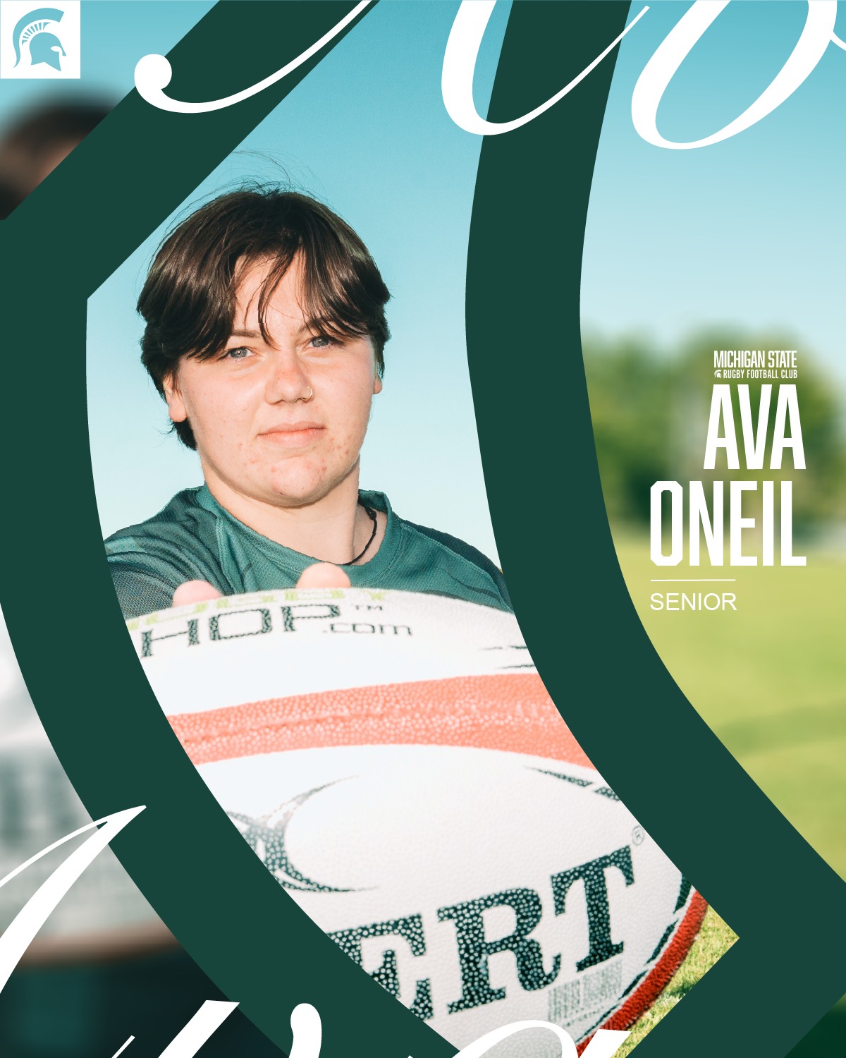 Senior Sunday 🤍
Happy last week of classes Spartans, today we are celebrating our lock and captain Ava O'Neil. She is truly an irreplaceable forward. One of the most kind and welcoming people on the pitch, it is always a fun time warming up next to Ava. Our scrum will miss you dearly.
The team won't be the same without you Ava, thank you for all the hardworking and dedication this year!