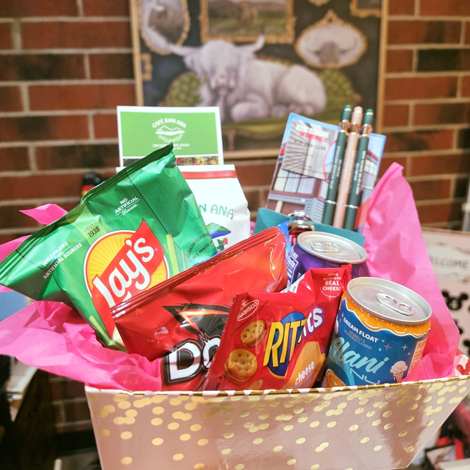 A huge thank you to Monique from Attic Storage Smithville for stopping by the Chamber with a beautiful basket of goodies!
We’re especially excited about the coffee they sell. It’s not just a great roast, it’s a direct-trade partnership with Café Juan Ana in Guatemala. Every bag sold helps ensure that small, independent growers in the San Lucas Toliman community receive above-market rates for their harvest, supporting local health and education programs.
We love that our Smithville businesses are making a global impact! Stop by Attic Storage to pick up a bag and taste the difference for yourself.
#SmithvilleMO #SmithvilleMoChamber #AtticStorage #CafeJuanAna #CoffeeWithACause #SupportLocal