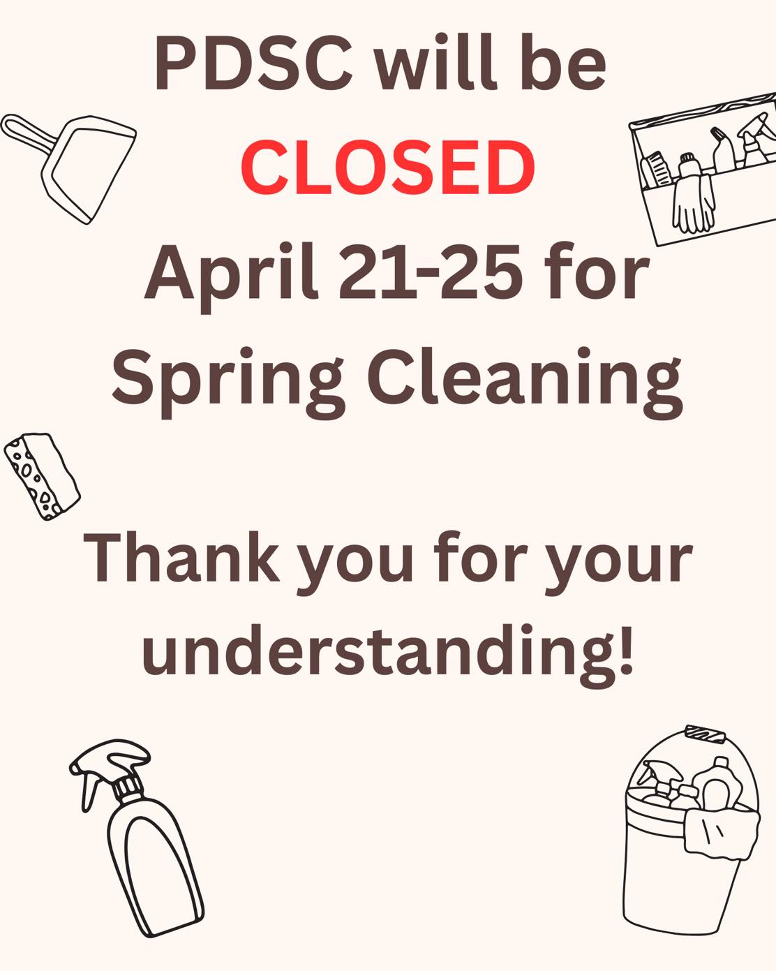 Please note:
PDSC will be CLOSED next week,
April 21-25 for Spring Cleaning. 🧽
This allows us to continue to keep our facility both safe and clean for your next visit!
Thank you for your understanding!
#pullman #moscowidaho #pullmanwashington #palousescience #palousesciencecenter