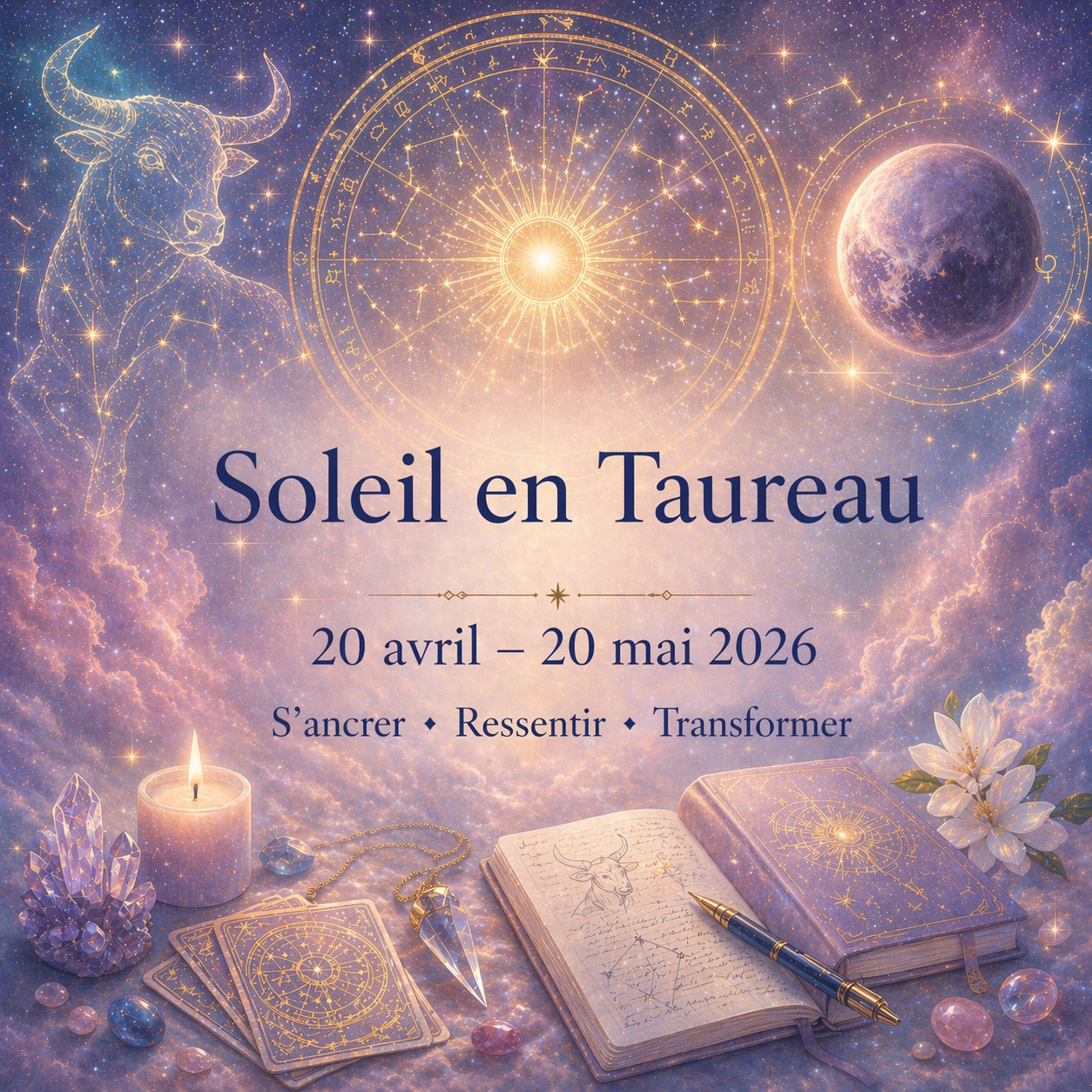 Belle Âme ,
Du 20 avril au 20 mai, une fréquence nouvelle s’installe.
Après l’élan, l’impulsion, le mouvement vers l’avant, vient le temps de ralentir pour habiter pleinement sa vie.
Cette période nous ramène à l’essentiel : le corps, la matière, le rythme, la sécurité intérieure, le lien à nos vraies valeurs. Elle nous invite à consolider nos bases, à prendre soin de ce qui nous nourrit réellement, à remettre de la conscience dans notre rapport au confort, à l’amour, aux ressources, au foyer, à la paix intérieure.
C’est une énergie d’ancrage, de présence, de stabilité.
Elle nous apprend à construire avec patience, à avancer avec constance, à savourer davantage, à retrouver la beauté des choses simples.
Ralentir. Respirer. Ressentir. Recevoir. Revenir à soi.
Mais cette traversée ne parle pas seulement de douceur.
Elle vient aussi réveiller une tension plus profonde, une force de transformation qui peut bousculer nos attachements, nos certitudes, nos besoins de contrôle ou nos sécurités trop rigides.
Alors peuvent remonter des peurs, des résistances, une difficulté à lâcher l’ancien, une sensation d’inconfort face à ce qui change.
Ce qui bouge en ce moment n’est pas forcément là pour vous fragiliser.
Cela peut venir révéler ce qui n’est plus aligné, ce qui s’est figé, ce qui demande à être purifié pour laisser émerger quelque chose de plus vrai.
Le véritable défi de cette période est là :
vous sécuriser sans vous enfermer,
vous ancrer sans vous figer,
aimer sans retenir,
construire sans vous trahir.
Ce passage peut vous aider à revenir à une stabilité plus profonde.
Non pas une sécurité fondée sur la maîtrise absolue, mais une paix intérieure fondée sur la présence, la conscience et l’alignement.
Parfois, ce qui se fissure en vous ne vient pas tout détruire.
Cela vient ouvrir un passage.
Un passage vers plus de vérité, plus de solidité intérieure, plus de fidélité à vous-même.
Et peut-être qu’en ce moment, la vraie question est :
qu’est-ce qui a réellement de la valeur pour moi ?
#astroenergie #energiecollective #ancrage #transformationinterieure #retourasoi #alignement #spiritualiteincarnee #paixinterieure #evolutionpersonnelle
Gilles