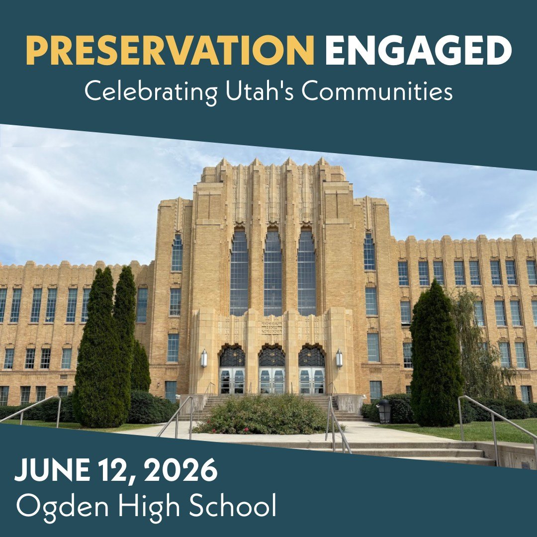 We are just one month away from this year's Preservation Engaged Conference! Have you registered?
Preservation Engaged is Utah’s annual statewide historic preservation conference. Our goal is to connect people and organizations actively working to revitalize, preserve, interpret, and share our state’s collective history.
Join the @ut_shpo & Preservation Utah on Friday, June 12th, at historic Ogden High School for a full day of engaging content, networking with colleagues, and exploring historic places.
Links in bio to learn about the conference and register.
Also check out the link in our bio for professional development micro-grants from @utaharchives