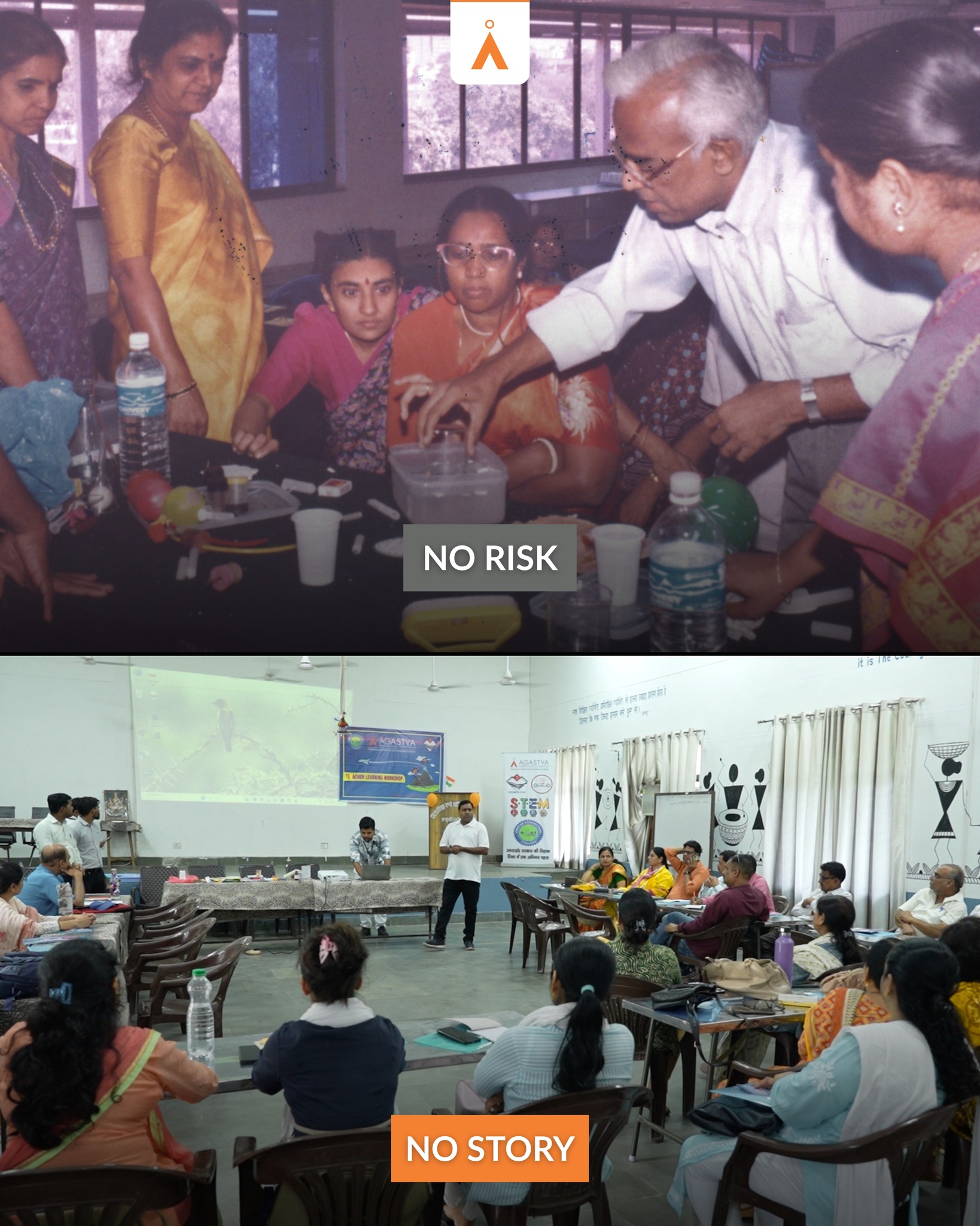 It began with a small workshop in 1999. A room full of teachers, a few ideas, and a shared belief that learning could feel different.
From that moment grew the Teacher Transformation Program reaching thousands of educators across the country. What started as a single workshop has now trained 3,636 teachers, touching the lives of over 300,000 children through more than 100,000 hours of learning.
Here, teachers don’t just attend sessions they experience, question, and build. They return to their classrooms with simple, hands-on ways to make learning come alive, using materials that are accessible and easy to recreate.
Because when a teacher’s approach changes, every child they meet experiences it.
There are still many classrooms waiting for this shift.
Support a teacher. Reach hundreds of children.
Donate today. 👇
https://www.agastya.org/donate