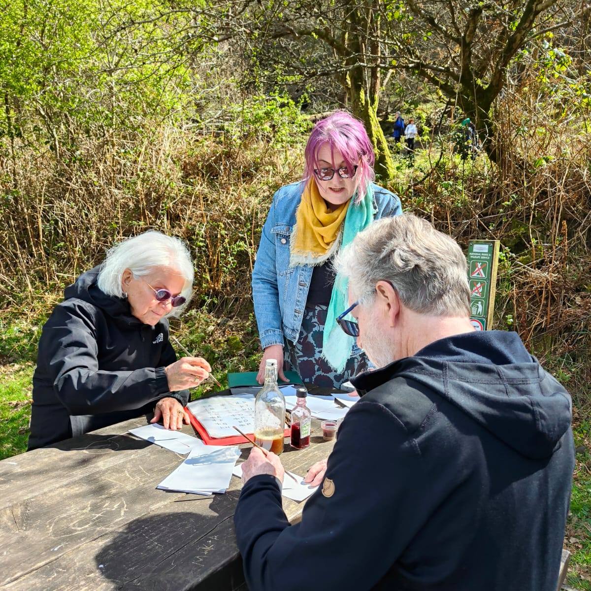 Our guests have just kicked off their 21-day journey on our Meet the Locals tour ✨
Starting with Ogham writing and a walk through Glendalough with Lorraine O’Dwyer, an 8th generation Bean Feasa.
It’s one of those experiences where you step into Ireland’s pre-Christian past, hearing stories of ancient goddesses, learning about traditions that still echo today, and visiting places like a holy well said to hold healing powers. There’s even talk of the “other world” and the “other crowd” along the way.
A pretty unique way to begin the journey 💫
@gallivanting.ie
#LittleGemTour #MeetTheLocals #HiddenGems #IrelandTravel #Glendalough