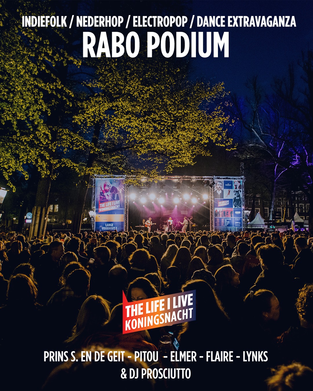Oooh THE LIFE I LIVE Koningsnacht komt dichterbij! Deze zondag trappen we om 18:00 al af. Op het Rabo Podium start DJ Prosciutto die vervolgens de hele avond aan elkaar draait. Gevolgd door Prins S. en de Geit, Pitou, Elmer, Flaire en als kers op de taart; Lynks!
#koningsnacht2026 #TLIL #Denhaag #TLIL26 #popstaddenhaag