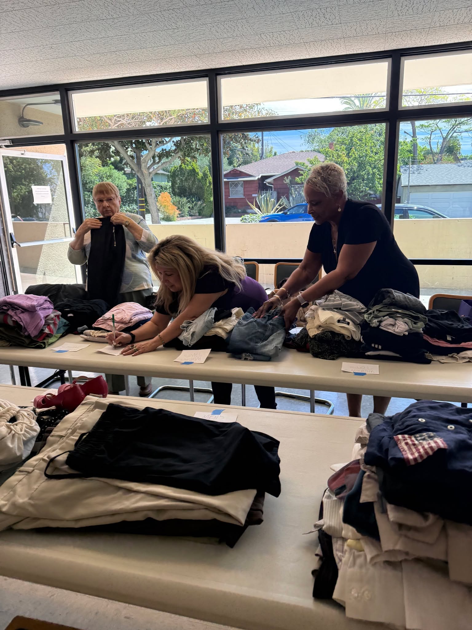 Happy Earth Day! ๐ We want to highlight our Mission Committee for a second.
A few weeks ago, they spent a Sunday afternoon sorting through clothing donations, making sure gently used clothes find new homes instead of landfills.
As Episcopalians, care for creation is part of how we understand our faith. The earth isn't a backdrop to human life; it's something we're called to tend. Upcycling clothes is one small, very tangible way we try to live that out.
#EarthDay #CareForCreation #StBedesLA #Episcopal #SlowFashion