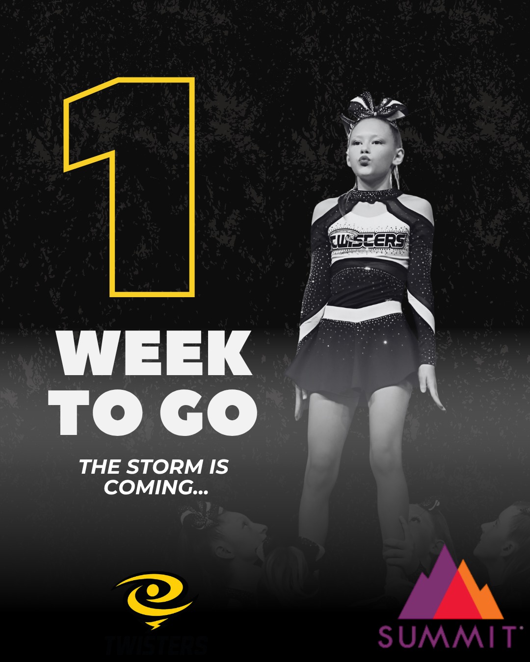 Just ONE week until the D2 Summit — we can’t wait to cheer on Tsunami and Typhoon! 🌪🔥 #twisterallstars #thestormiscoming⚡️