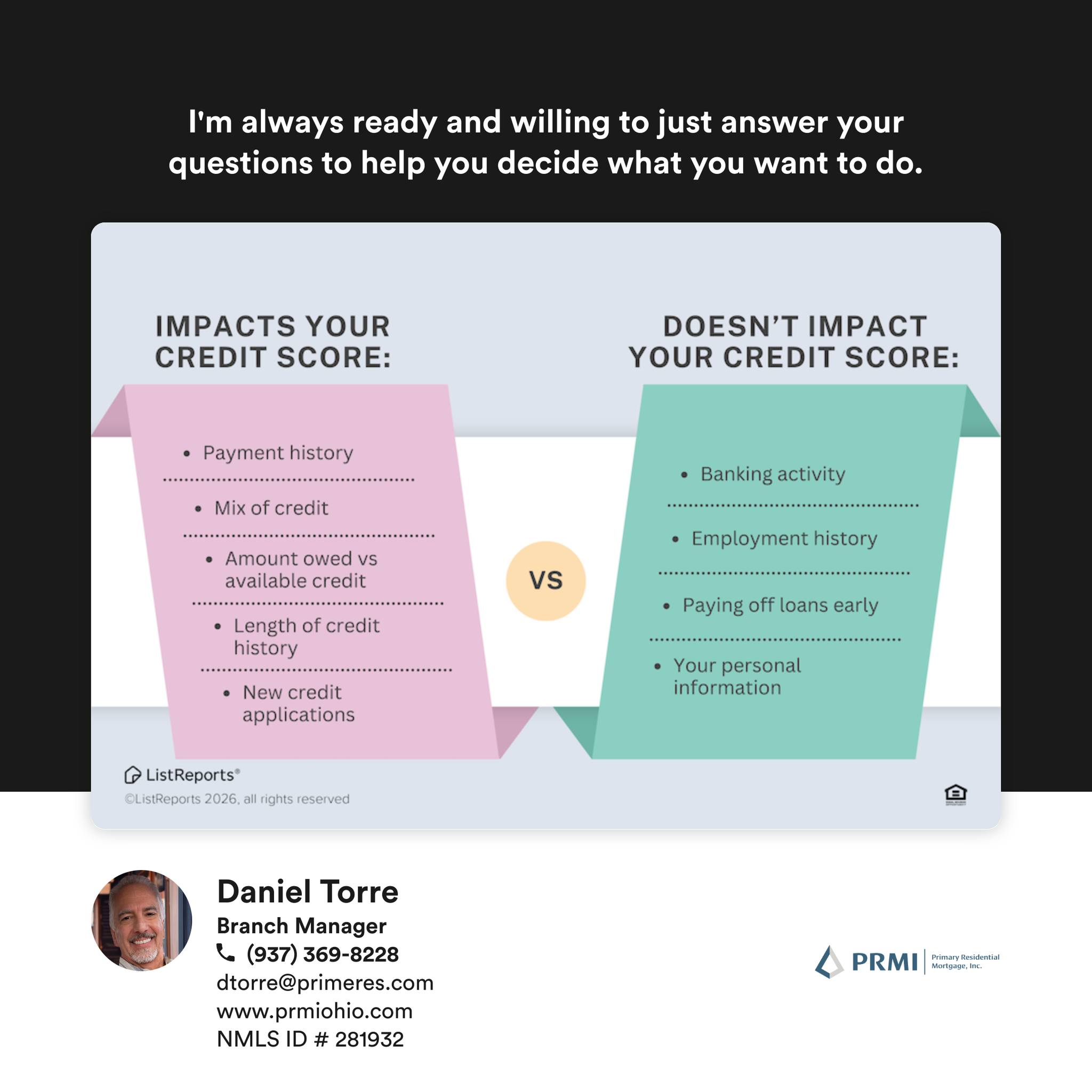 There’s a lot of misinformation out there about what does and doesn’t affect your credit, which can make things feel more confusing than they need to be 💳✨ Having a clear understanding of how it all works can help you focus on the habits that actually move the needle. When you know what matters most, it’s easier to build a strong financial foundation for your future goals. If you’ve been wondering where you stand or how to improve your position, I’m here to help guide you through it. Send me a message and let’s talk it through! #thehelpfulLO #finances #lo042326 #investment #dreamhome