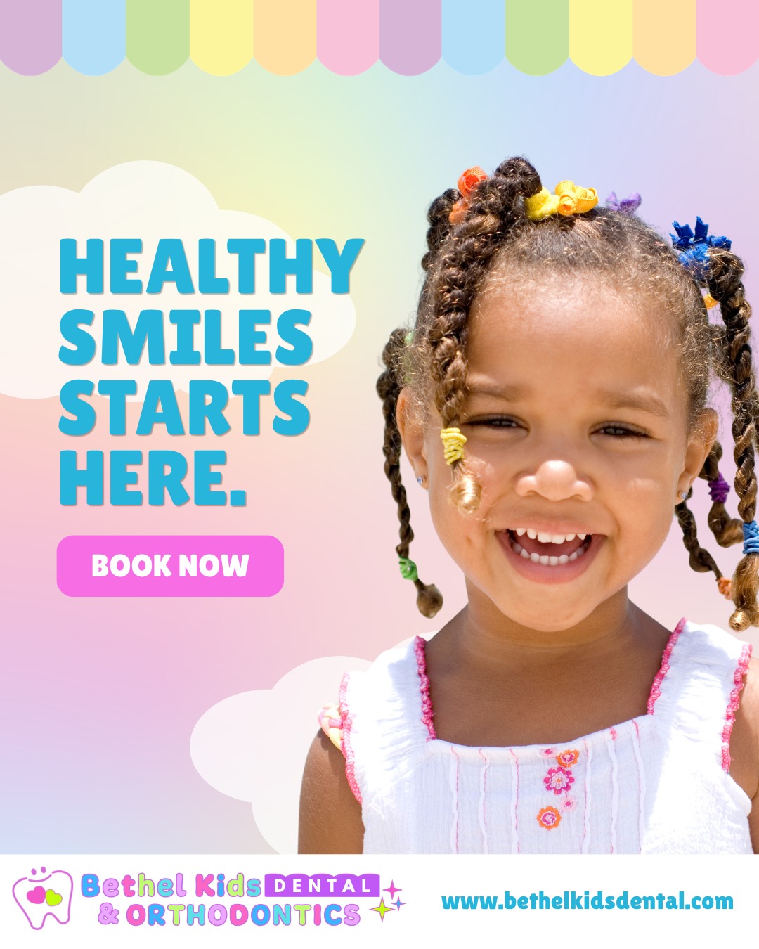 Healthy smiles start here, and so does a lifetime of confidence!
At Bethel Kids Dental & Orthodontics, we make every visit fun, gentle, and stress-free for your little ones. Because every child deserves a smile they're proud of! 🦷💕
👇 Ready to book? Find us at any of our three locations:
📍 Lodi: 531 W. Kettleman Lane, Lodi, CA 95240
📞 (209) 400-2018 | 📧 bkdlodi@bethelkidsdental.com
📍 Manteca: 1660 W. Yosemite Ave. Ste. 1, Manteca, CA 95337
📞 (209) 500-1910 | 📧 bkdmanteca@bethelkidsdental.com
📍 Sacramento: 3633 Bradshaw Rd. Ste. A, Sacramento, CA 95827
📞 (916) 810-2025 | 📧 bkdsacramento@bethelkidsdental.com
🌐 www.bethelkidsdental.com
#BethelKidsDental #HealthySmiles #KidsDentist #PediatricDentistry #KidsOrthodontics #ChildrensDentist #DentalCare #LittleSmiles #LodiCA #MantecaCA #SacramentoCA #CaliforniaDentist #KidsFriendlyDentist #OrthodonticsForKids #FamilyDentistry