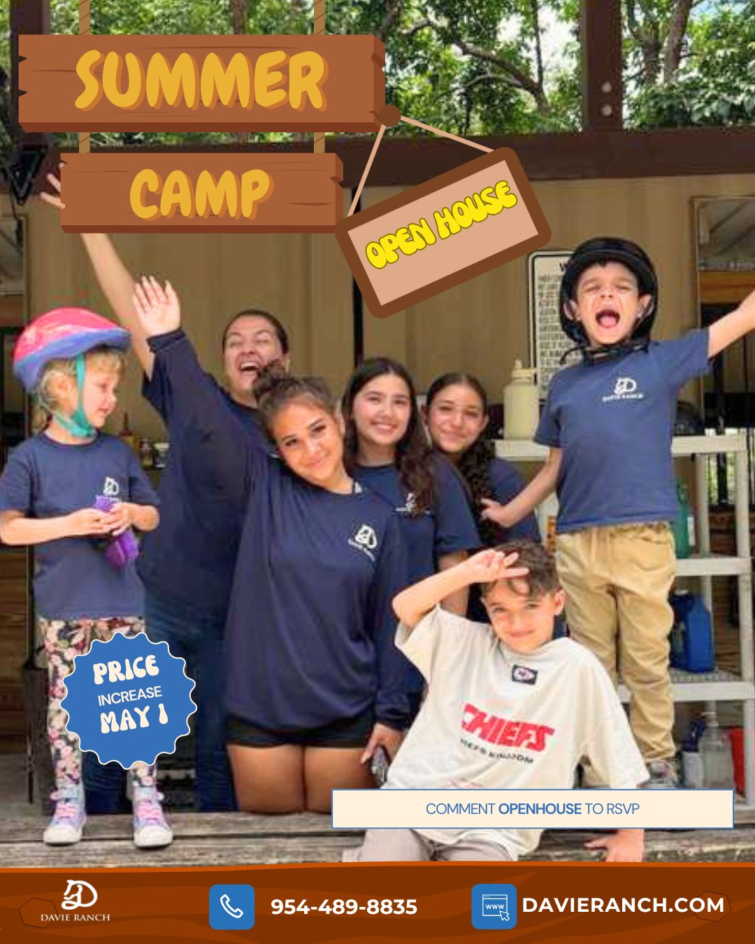 ðš Sunday's the day â donât miss it!
Summer Camp OPEN HOUSE, April 26th | 4-6pm
(ð€ð°ð®ð®ðŠð¯ðµ ððððððððð tð° ðððð )
If youâve been thinking about summer camp⊠this is your sign to come see it in person.
Walk the ranch, meet our team and experience exactly where your kids will spend their summer â outdoors, with animals, making memories theyâll talk about all year.
âš Tour the full property
âš Meet our staff
âš Get all your questions answered
â ïž ð
ð¢ð§ðð¥ ð«ððŠð¢ð§ððð«: ððð«ð¥ð² ðð¢ð«ð ð©ð«ð¢ðð¢ð§ð ðð§ðð¬ ðð©ð«ð¢ð¥ ðððð¡
Prices go up May 1st and camp weeks are filling fast.
Secure your spot before the increase.
ð Comment OPENHOUSE and weâll send you the details to join us Sunday!
#summercamp #davie
Davie Ranch summer camp open house this weekend with tours, horseback riding programs, and limited-time early bird camp pricing.