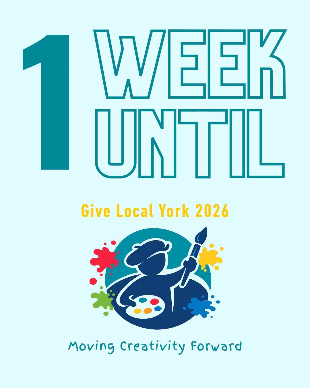 We are just one week away from GLY 2026. Help us Move Creativity Forward this year.
Earlier this month, we had a kickoff event at Granfalloons. Thank you to everyone who attended. Thank you to Leadership York for organizing this event.
Reminder that from 7 pm April 30-7 pm May 1st, you can donate to our cause here!
https://www.givelocalyork.org/organJust one week away from Give Local York 2026! Help us Move Creativity Forward this year and support the mission of Shadowfax.
Earlier this month, we were excited to kick off GLY 2026 at Granfalloons Tavern.
Thank you to everyone who came out to support, and a special thank you to Leadership York for organizing such a wonderful event.
Reminder: From 7:00 PM on April 30 through 7:00 PM on May 1, you can donate to our cause here: https://www.givelocalyork.org/.../the-shadowfax-corpor