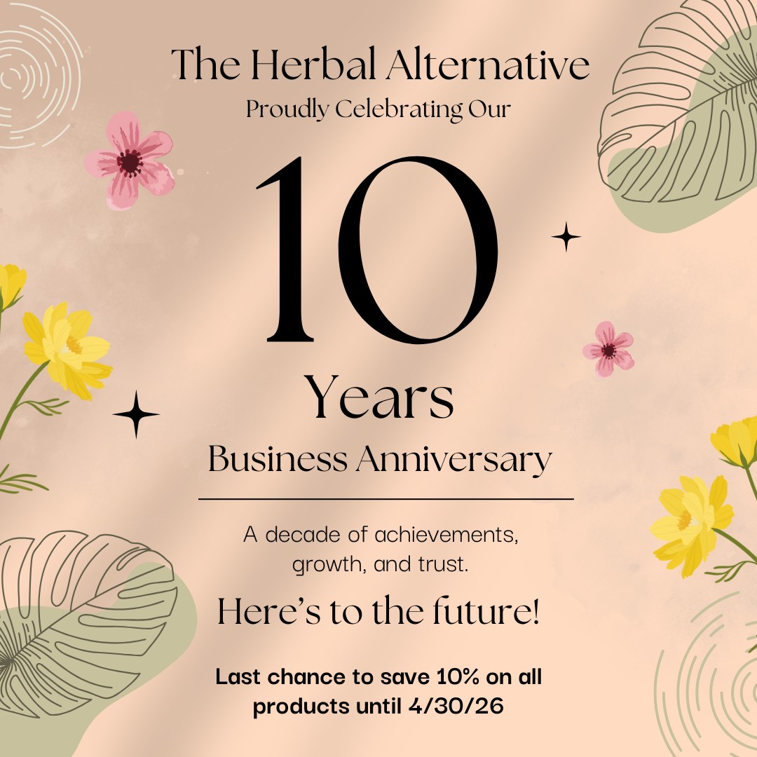 🚨Time is running out!!!!⏳⏳ Help us celebrate 10 years in business during the month of April! Receive 10% OFF on all Products (doesn't include services).
#worktobethechampionofyourlife #herbalalternatives #herbalalternative #TenYearsInBusiness #anniversarysale