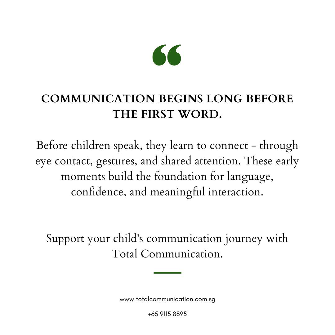 Connection starts before words 💛
Every glance, gesture, and shared moment builds the foundation for communication.
Connect with us today:
Call/WhatsApp: +65 9115 8895
#earlycommunication #childdevelopment #SpeechAndLanguageTherapy #ParentingTips #learningthroughplay #earlyyears #CommunicationSkills #connectionmatters #tct