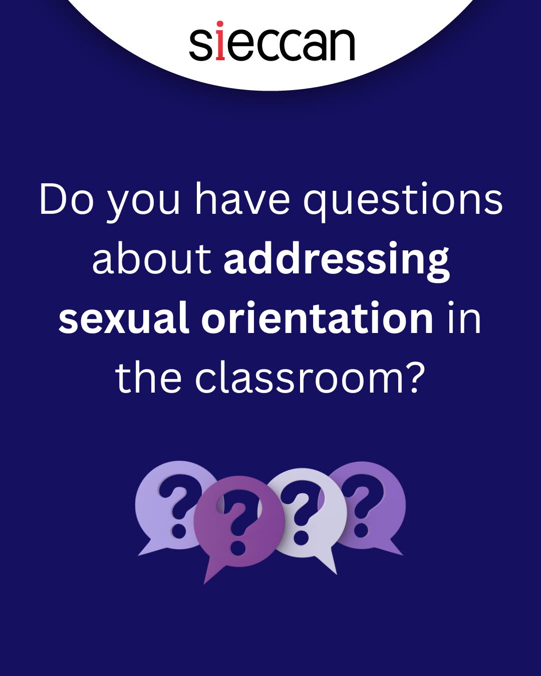 Do you have questions about addressing sexual orientation in the classroom? 👀📘
SIECCAN’s new Questions and Answers: Addressing Sexual Orientation in Sexual Health Education resource supports educators and service providers with clear and credible information.
Using up-to-date research, national consultations with youth, parents and educators, and guidance from an expert Advisory Working Group, this resource helps you better understand:
💙 What sexual orientation is
💙 Why it is important to address sexual orientation in school-based sexual health education and how to effectively include it
💙 Key sexual health education needs of sexual minority youth
Designed to align with SIECCAN’s Benchmarks for Comprehensive Sexual Health Education, this resource supports inclusive, evidence-based classroom practice.
Financial contribution from the Public Health Agency of Canada
🔗 Access the full resource on our website. Link in bio.
-----
Vous vous demandez comment aborder l’orientation sexuelle en classe? 👀📘
La nouvelle ressource du CIÉSCAN, « Questions et réponses : Aborder l’orientation sexuelle dans le cadre de l’éducation à la santé sexuelle », fournit aux enseignant·e·s et aux prestataires de services des informations claires et fiables.
S’appuyant sur des recherches récentes, des consultations nationales auprès de jeunes, de parents et de personnes enseignantes, ainsi que sur les conseils d’un groupe consultatif d’expert·e·s, cette ressource vous aidera à mieux comprendre :
💙 Ce qu’est l’orientation sexuelle
💙 Pourquoi il est important d’aborder l’orientation sexuelle dans l’éducation à la santé sexuelle en milieu scolaire et comment l’intégrer efficacement
💙 Les principaux besoins d’éducation à la santé sexuelle chez les jeunes de minorités sexuelles
Élaborée conformément aux Points de repère pour une éducation complète à la santé sexuelle au Canada du CIÉSCAN, cette ressource favorise des pratiques pédagogiques inclusives et fondées sur des données probantes.
Contribution financière de l’Agence de la santé publique du Canada
🔗 Consultez la ressource complète sur notre site Web. Lien dans la bio.