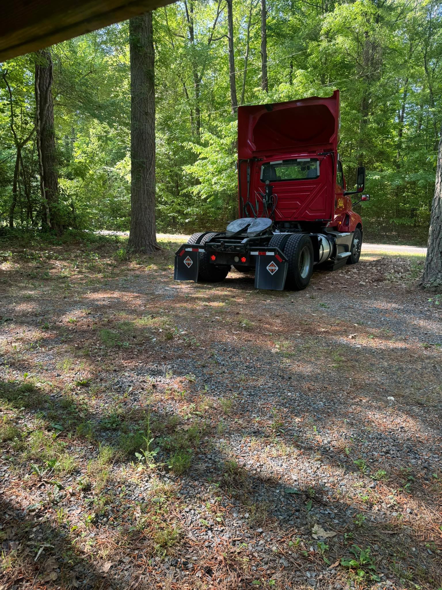 Hold that thought. I gotta go drop off some loads.
