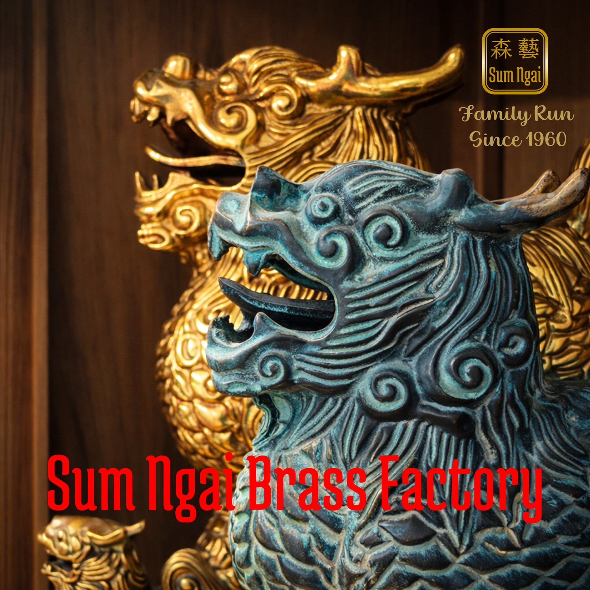 Ancient guardians gleam with timeless strength and cultural artistry. #brasschilin #fengshui #brasshongkong
📍Discover unique finds - Visit us today.
⭐Holiday & Sunday 11-4 | Mon-Sat 10-5
🚗 Free parking on premises.
🚆MTR - Kam Sheung Rd Stn (8-minute walk)
#SumNgaiBrassFactory #BrassFactory #HandcraftedBrass #SolidBrass #Craftsmanship #VisitOurShowroom #TimelessDesign #chinesefurniture #solidwoodfurnitures #sideboard #nightstands #floorlamps #porcelainlamp #gingerjarlamp #wallart #gardenornament #kamtin #錦田