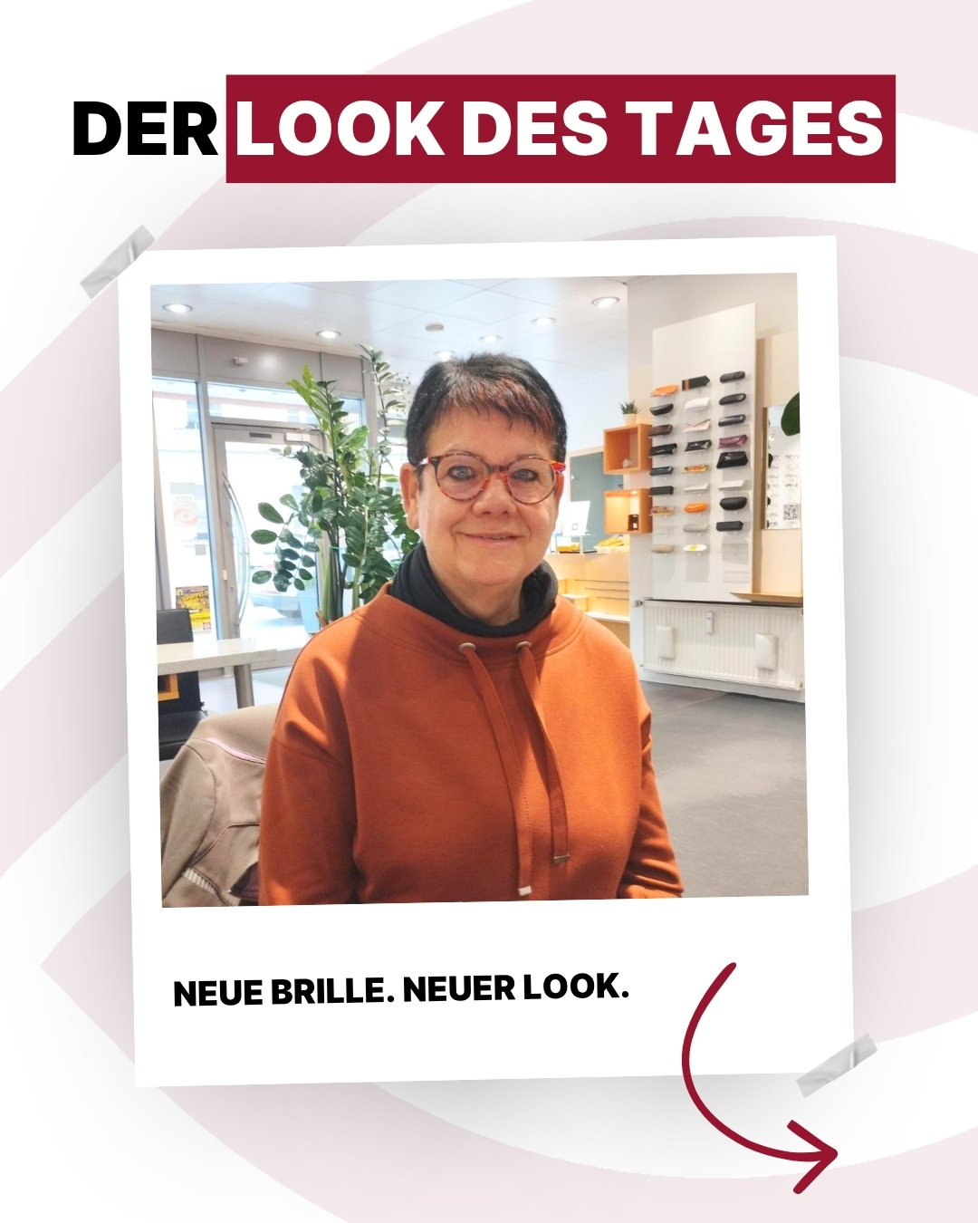 Der Look des Tages✨
Frau Pabst, eine sehr liebe Stammkundin von uns, hat sich dieses Mal für eine brandneue, farbenfrohe Fassung von „von Bogen“ entschieden – und setzt damit ein echtes Statement! 😍
Ein Look, der einfach gute Laune macht und perfekt zu ihr passt.
Wir wünschen dir ganz viel Freude mit deiner neuen stylischen Brille! 🤩
#bauroptik #vonbogen #kunde #optiker