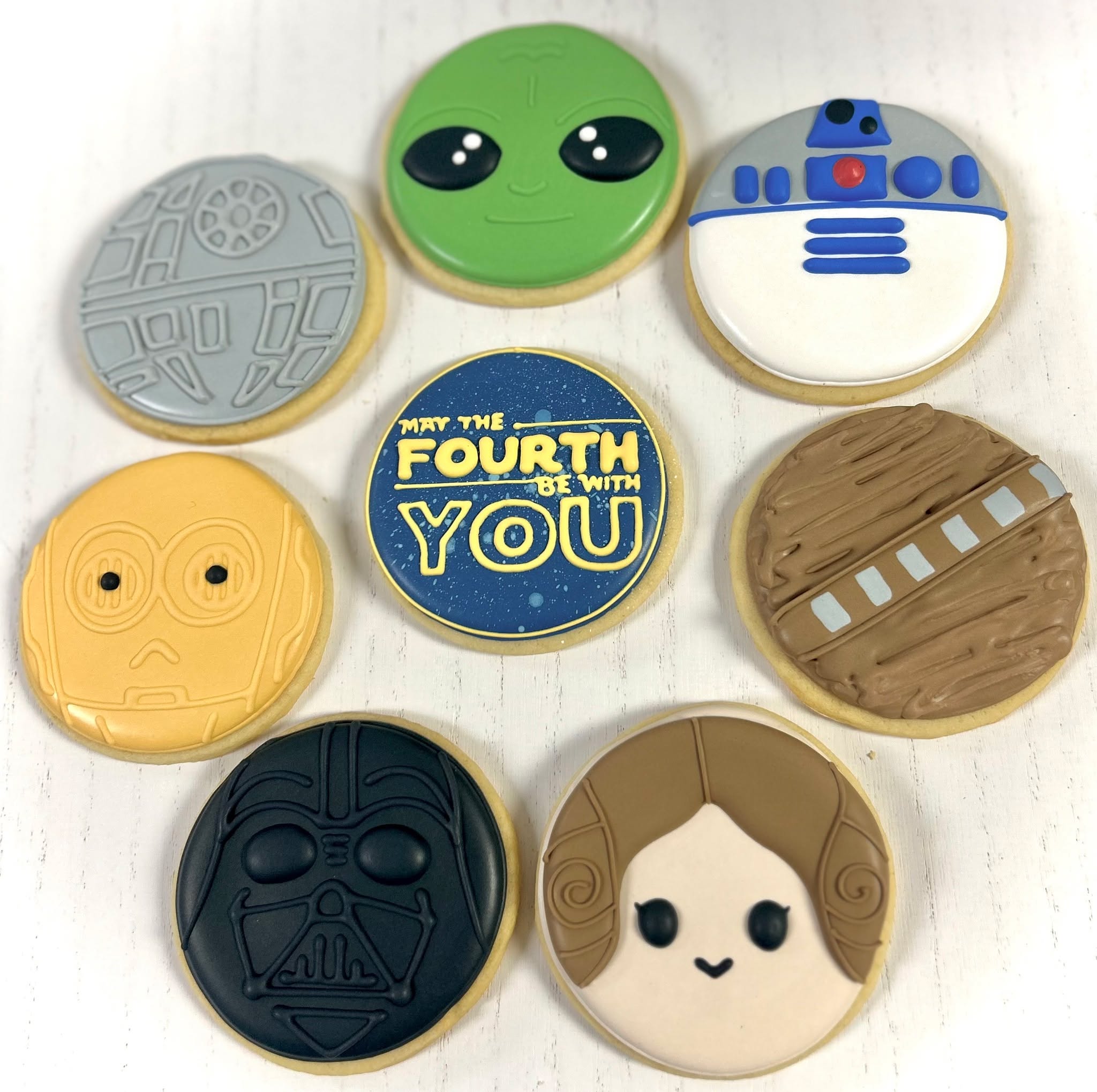 โNEW COOKIES IN-STOCKโ
Any Star Wars fans? Good news, we have a limited quantity of Star Wars cookie sets available now! Snag this cookie set of the iconic characters for your May the Fourth celebration!
Order Now at ordersweets.net
or stop by and purchase in store while they last!
Tags: Indianapolis Bakery, Indy Custom Cookies, Indianapolis Sugar Cookies, Star Wars
#smallbusinesses #indianabaker #indy #sweetescapecakecompany #maythefourth #maythefourthbewithyou