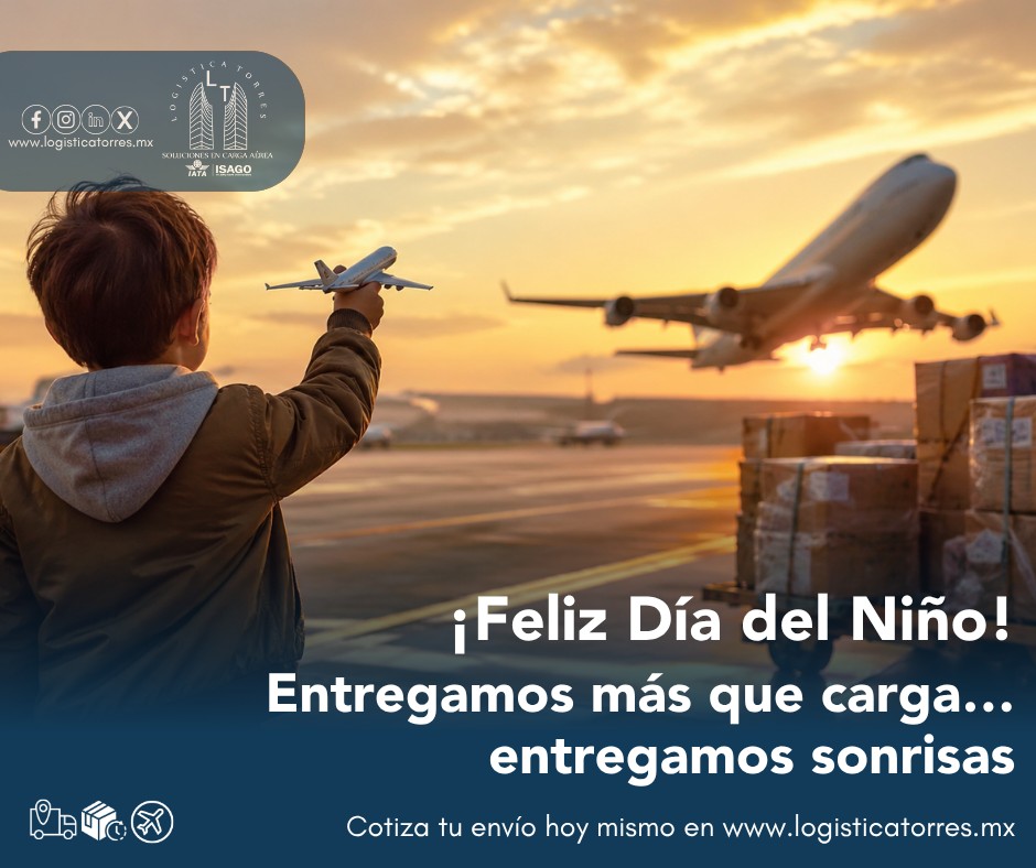 ✈️🎈 Atención, pequeños pasajeros…
Hoy no hay retrasos,
no hay turbulencia…
solo un vuelo directo hacia la imaginación.
Porque mientras los aviones despegan,
los sueños también lo hacen. 🚀
En Logística Torres, sabemos que los grandes vuelos
empiezan con pequeños soñadores.
👨✈️✨ ¡Feliz Día del Niño!
.
.
.
.
#FelizDíaDelNiño #PequeñosGrandesSueños #LogísticaTorres #Aviación #tucargasegura #tucargasegurayatiempo #logistica #volariscargo #logisticaytransporte #SomosLogisticaTorres #enviosnacionales