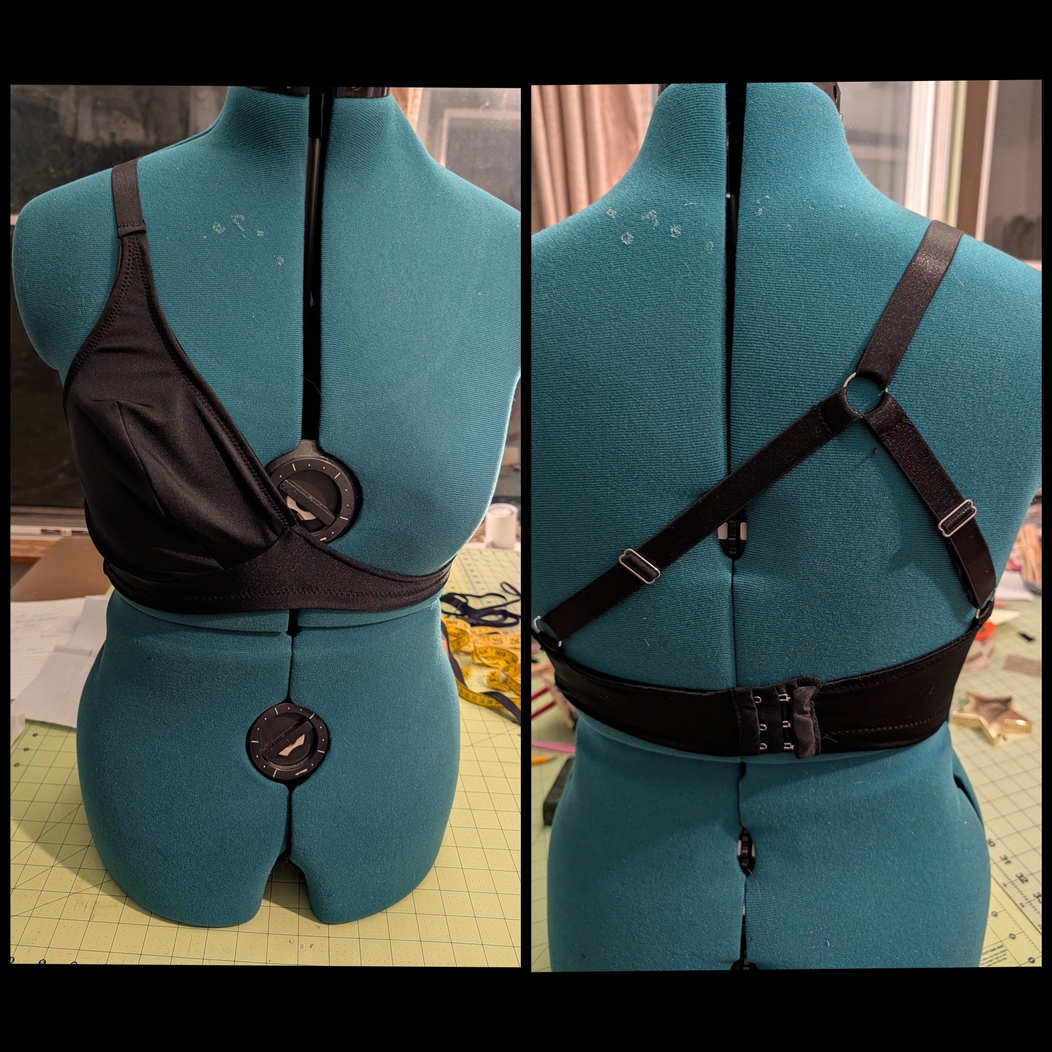 Here's a one shoulder wonder in the works. I finally, nailed the asymmetry on this custom bra design. I’ve been refining the architecture of this piece, focusing on how that back strap tension keeps everything perfectly in place without sacrificing the comfort or aesthetic, every component is intentional.
This was a challenging custom order in many ways and yet it's satisfying seeing it come together on the form. It's different from most of my projects however it's equally as important and I hope it fits well.
#workinprogress #customfit #custommade #oneshoulder
#mastectomybra