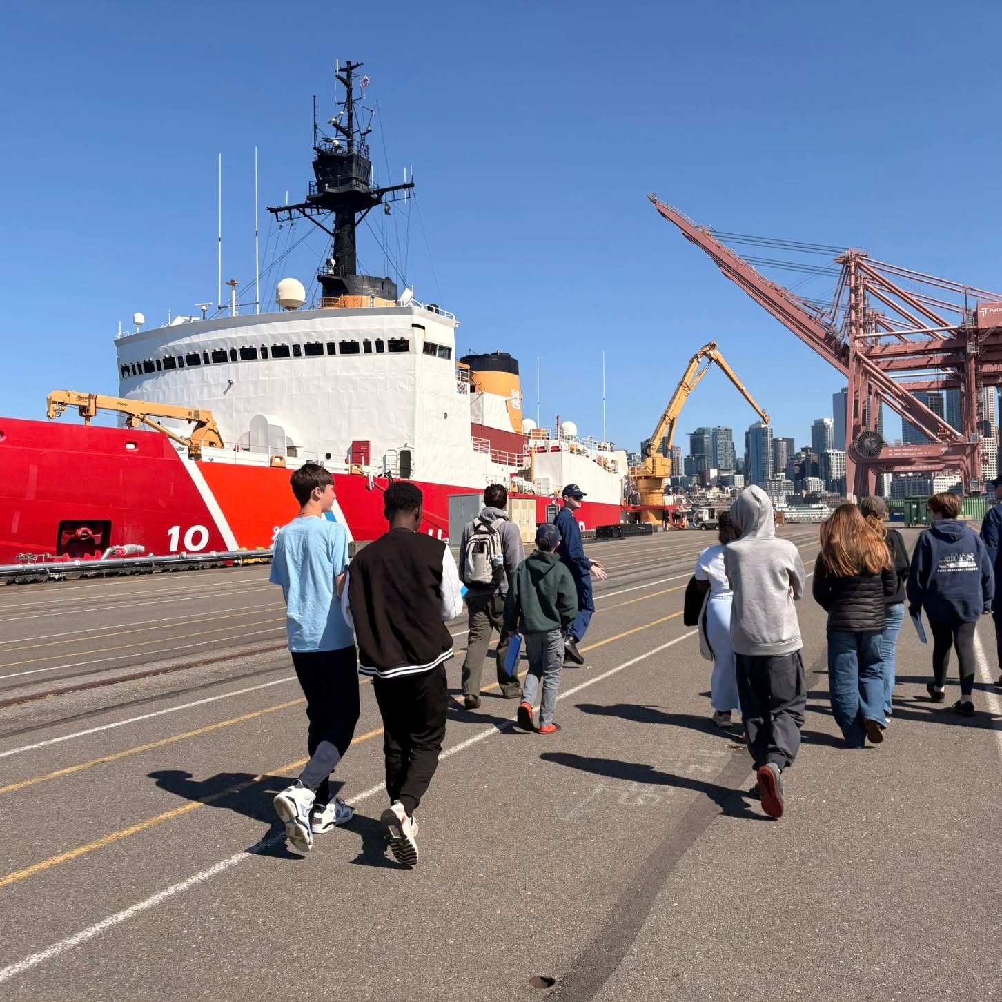 Our Junior High students brought their physical science curriculum to life aboard the US Coast Guard Cutter Polar Star, exploring real-world navigation, engineering, and icebreaker technology - an inspiring example of Montessori learning in action. Experiences like this empower adolescents to think boldly and engage deeply, making our program a remarkable place for students to grow.
#harbormontessoricreekside #MontessoriGigHarbor #KitsapCommunity #Montessorijuniorhigh