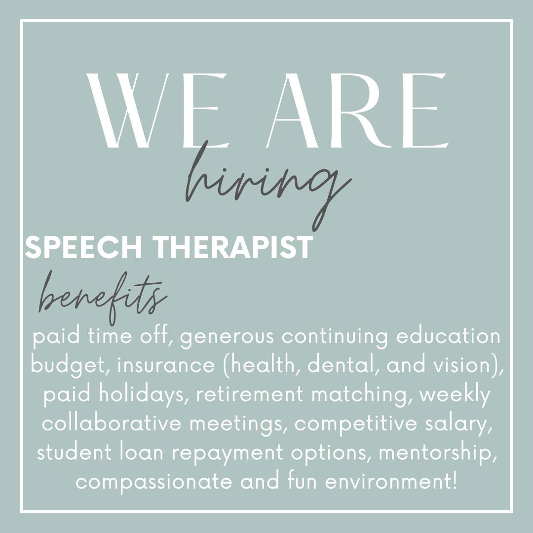Come Join Our Team! ✨💬
We are looking for a passionate speech therapist ready to make an immediate impact! If you’re excited to help clients grow, connect, and thrive, we want YOU on our team 💜
DM us or email to learn more and apply 📩
.
.
.
#WeAreHiring #SLP #speechtherapy #RisePediatricTherapy #neuroaffirming