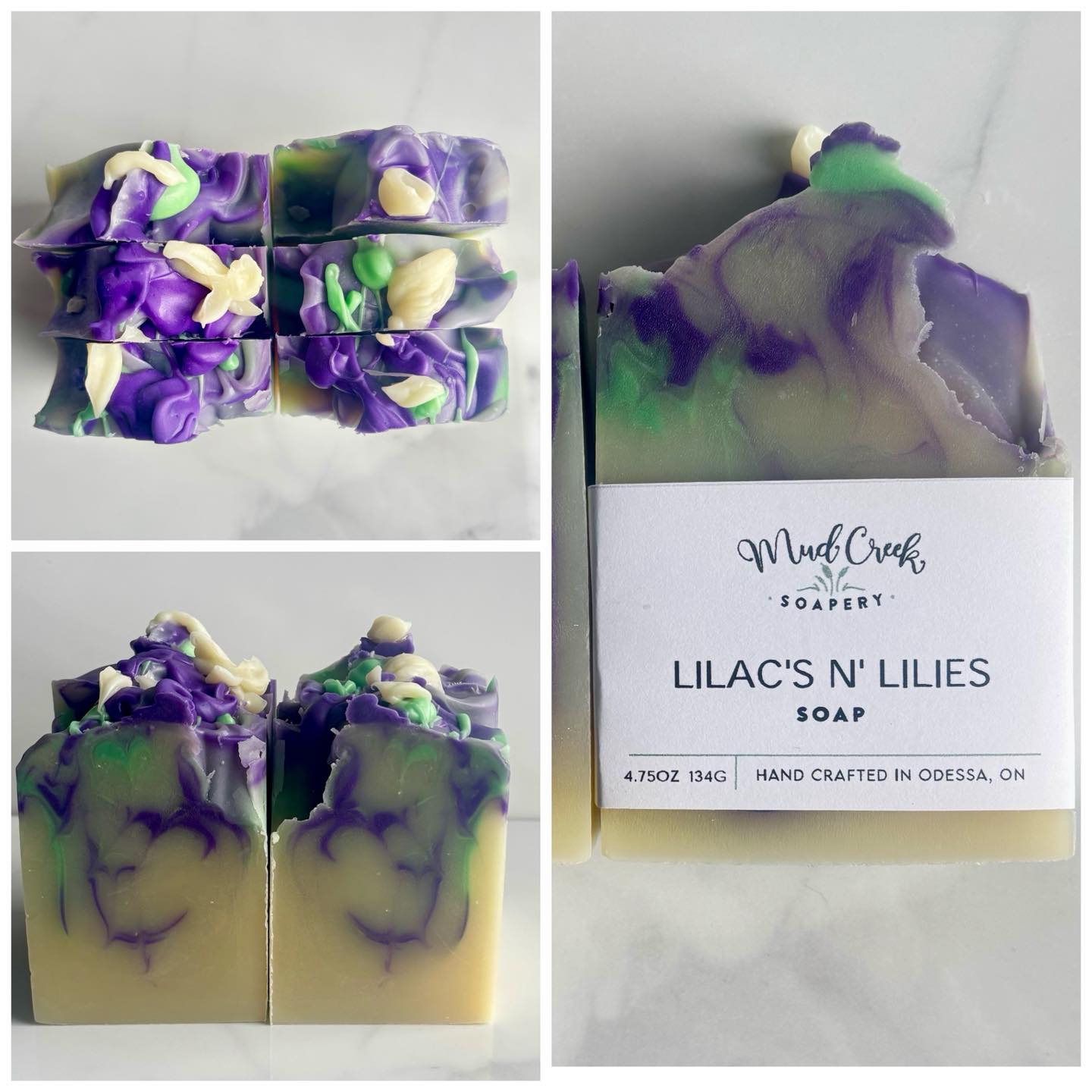 The scent of lilacs and lilies is one of those little things that just feels like spring has finally arrived. Soft, floral, and just the right amount of fresh—it’s like stepping outside on a warm morning when everything is starting to bloom.
This bar came together so beautifully, and the fragrance is one I keep coming back to. It’s gentle, calming, and lingers just enough to make you pause and enjoy it.
Lilacs & Lilies will be available this Friday—just in time for Mother’s Day. 💐
#MudCreekSoapery #HandcraftedSoap #SmallBatch #VeganSoap #PalmFree #SpringVibes #FloralSoap #LilacAndLilies #MakersGonnaMake #SupportSmallBusiness #MothersDayGiftIdeas