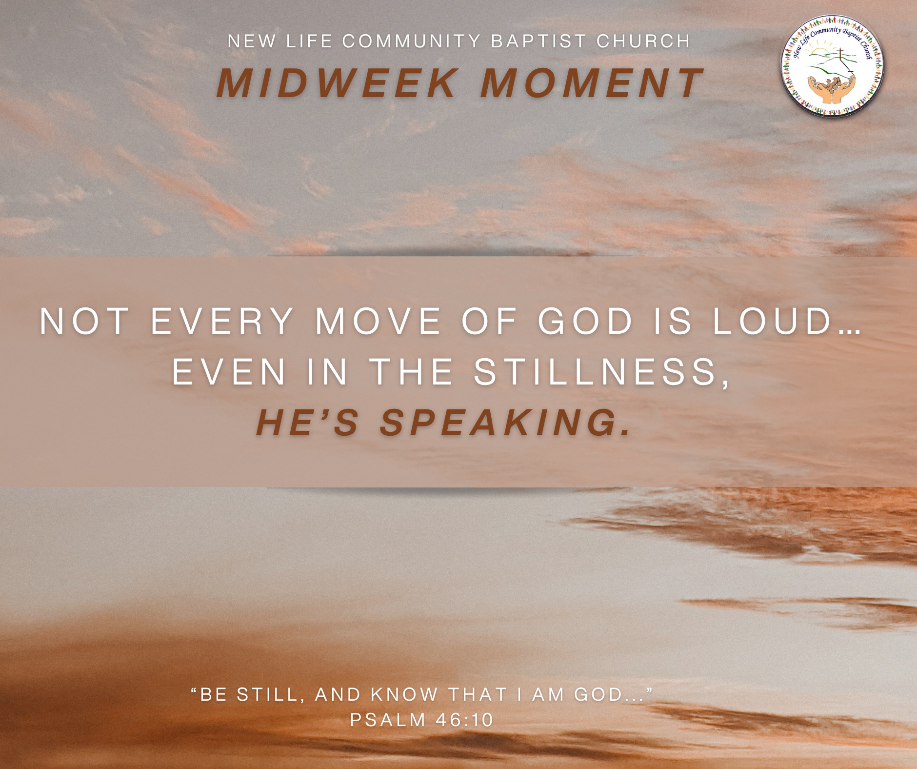 Take a moment to pause, breathe, and lean in for a more personal encounter with His presence —because even in the quiet, He’s speaking. 🙏🏽✨
#MidweekMoment #NLCBC #QuietTimeWithGod 🤍 #StillnessSpeaks #SeekHim #FaithWalk #WednesdayRefocus #PresenceOverPressure